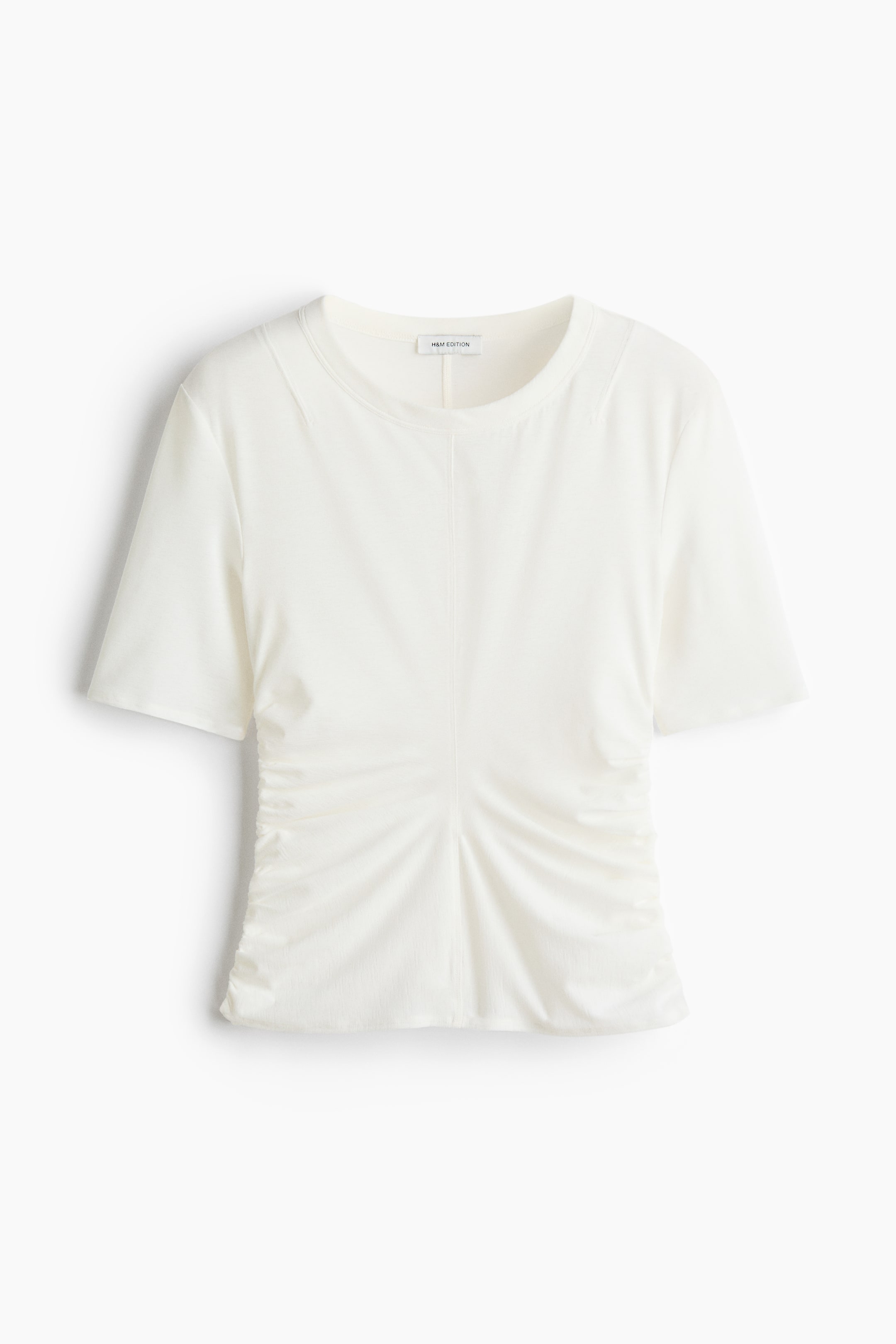 T-shirt à effet drapé