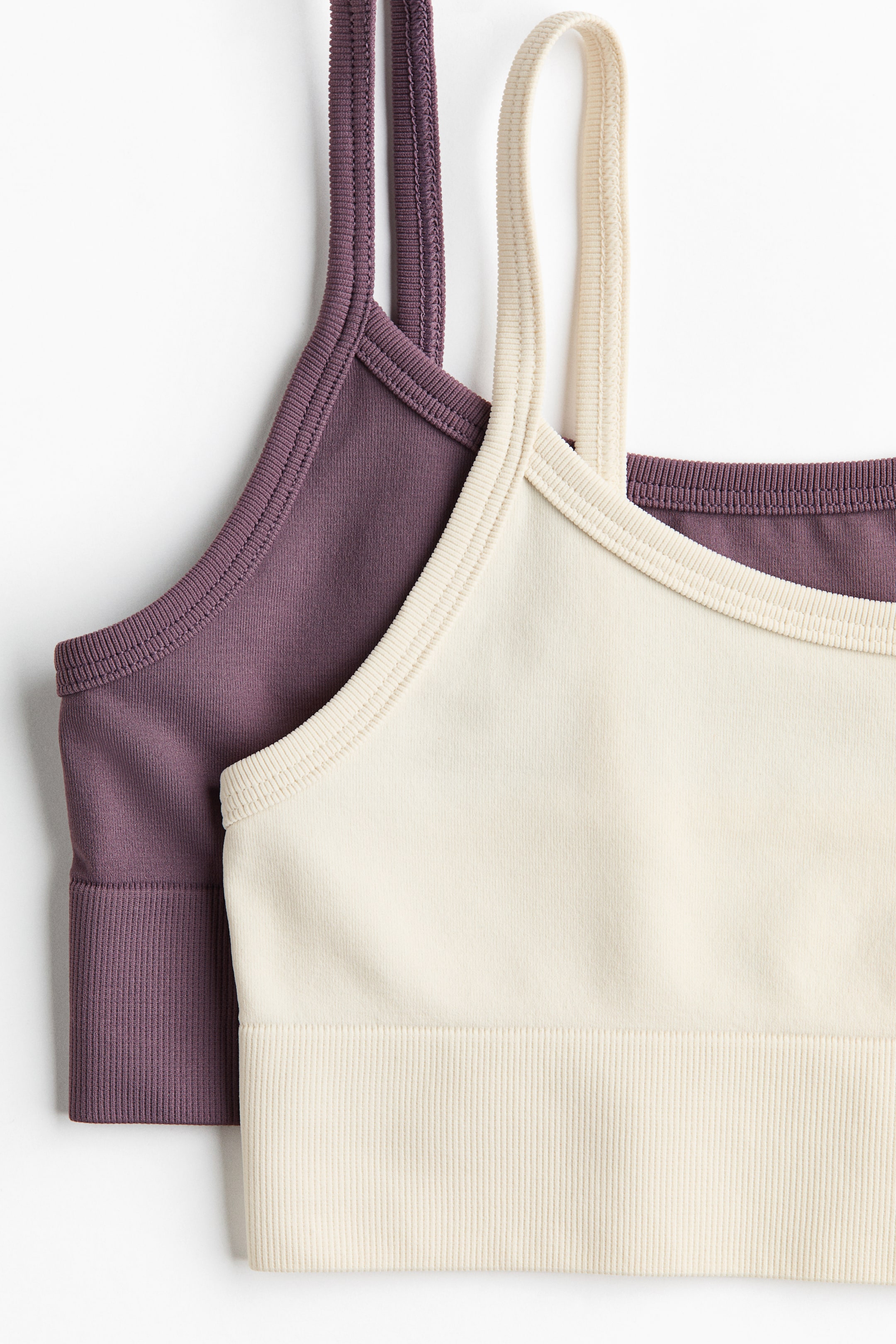 Детские топы H&M 2-Pack Seamless Sports Tops with DryMove™ — фото 2