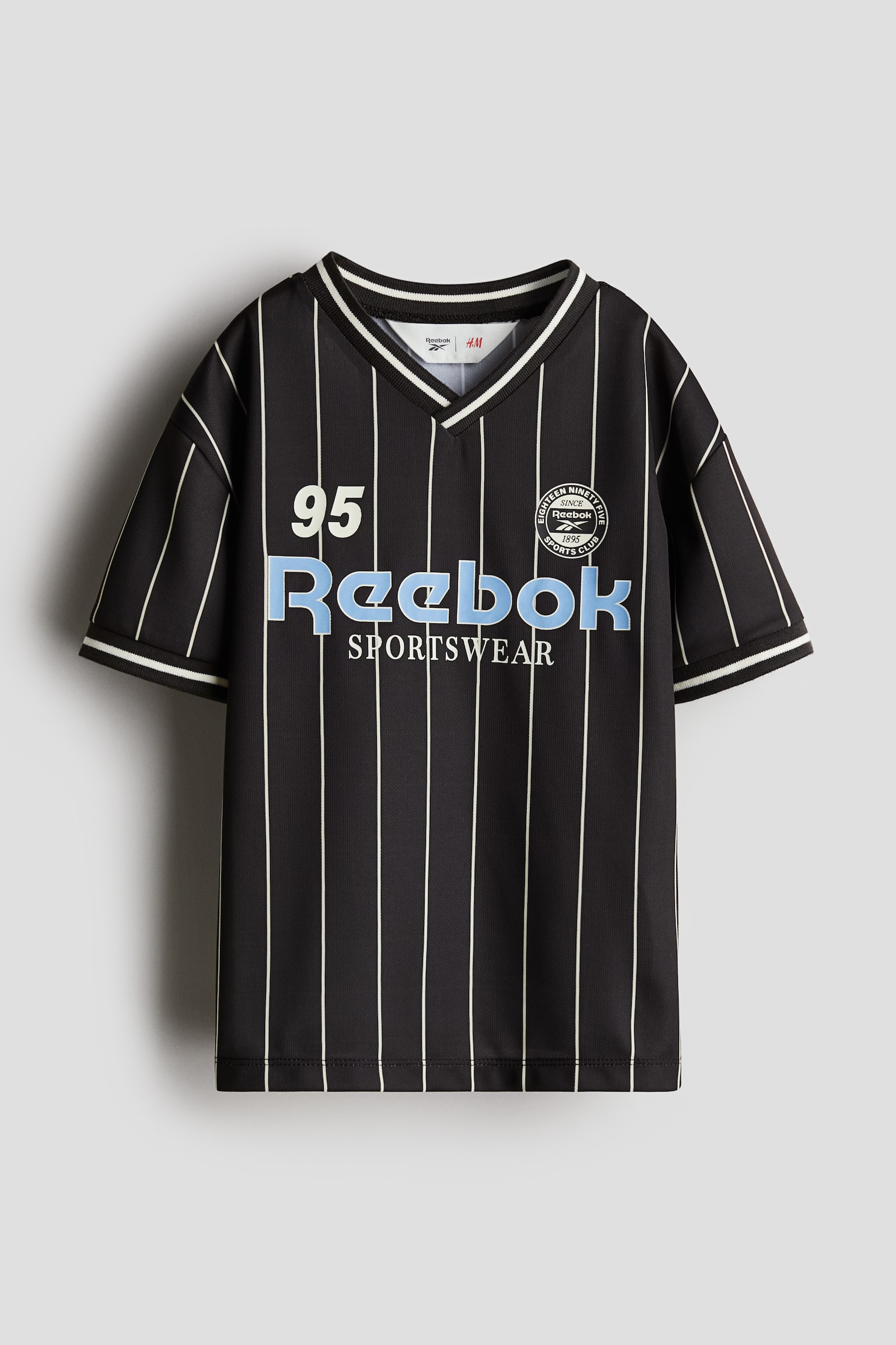 Printed football shirt - Black/Reebok - 2