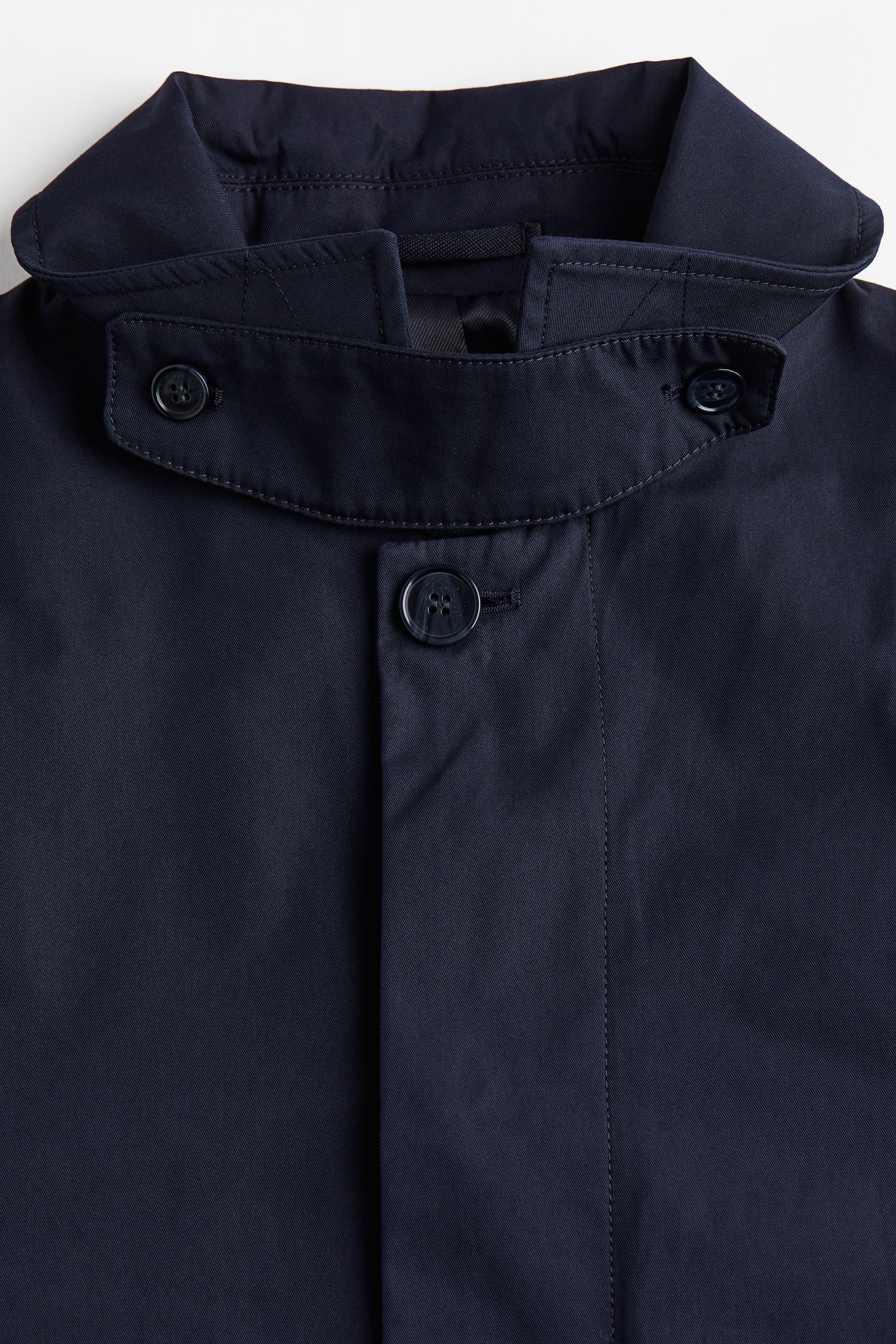 Regular Fit Car Coat - Navy blue/Light beige - 7