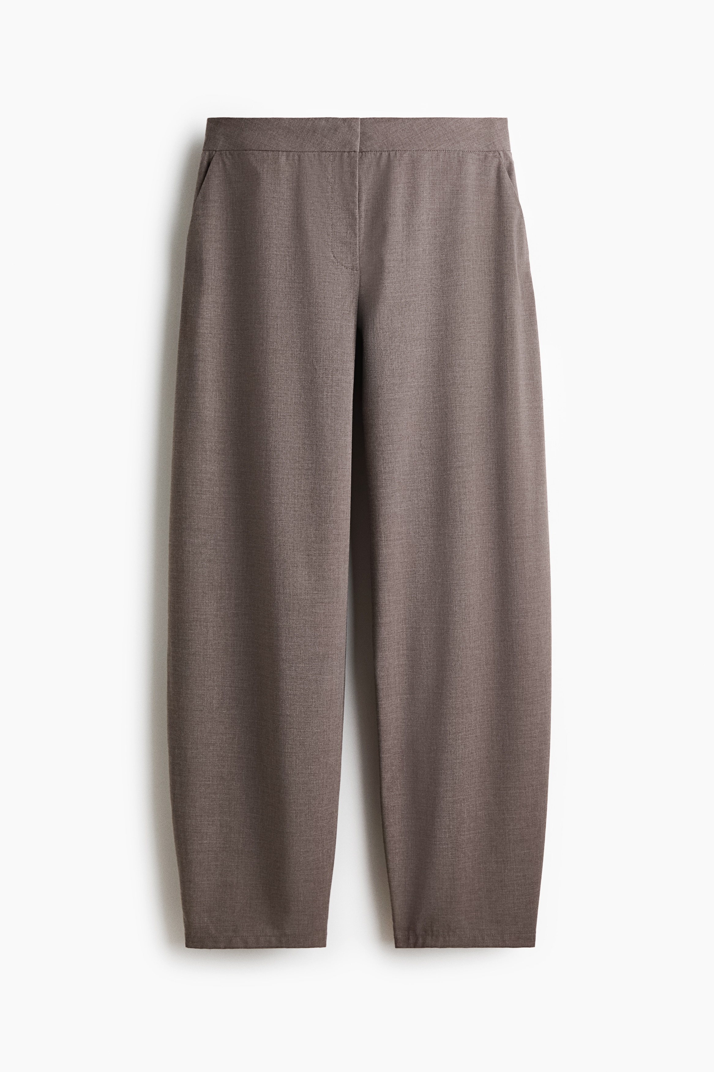 Pantalón sastre barrel - Gris pardo oscuro