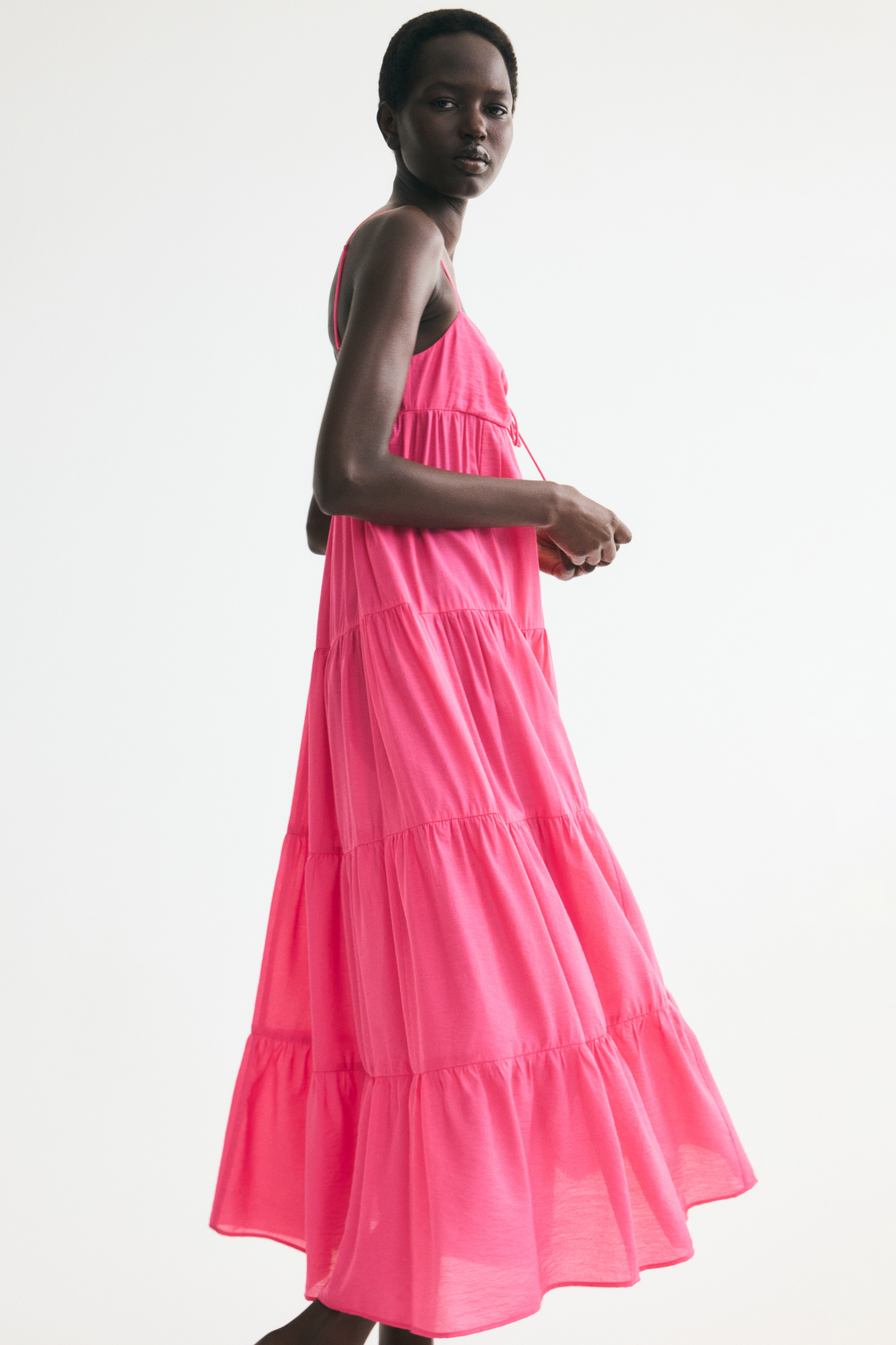 ladies hot pink dresses long pink dresses for women Hot Pink Mermaid Sequins V Neck Long Prom  Dresses, PL684-parroquiadesanalbertomagno.com