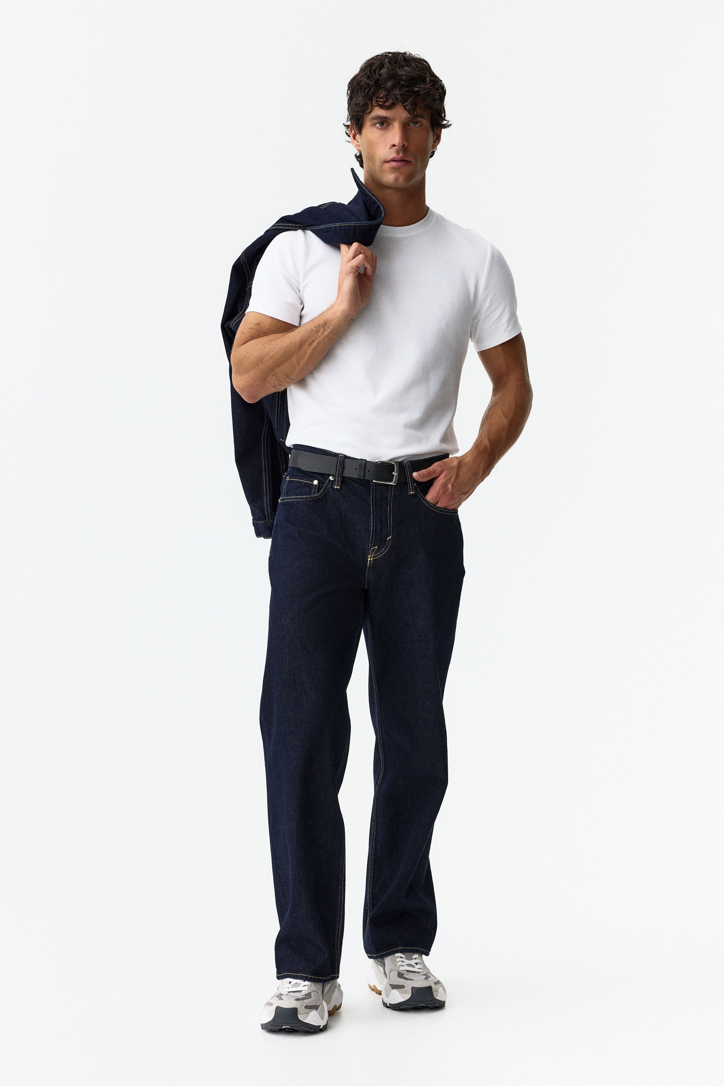 Cooling Slim Fit T-Shirt - White/Black