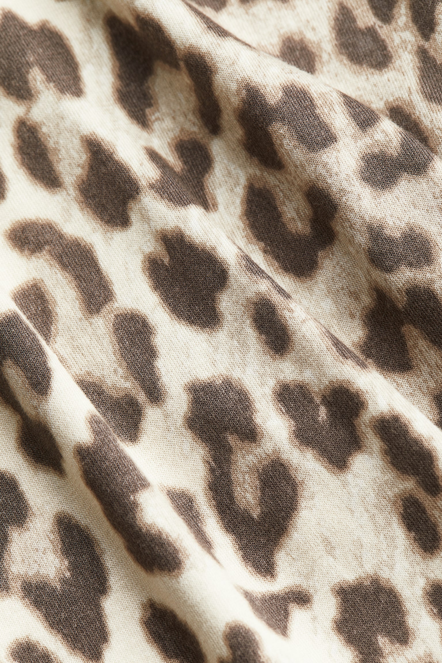 Polo-neck top - Light beige/Leopard print/Black/Black/Brown/White - 4