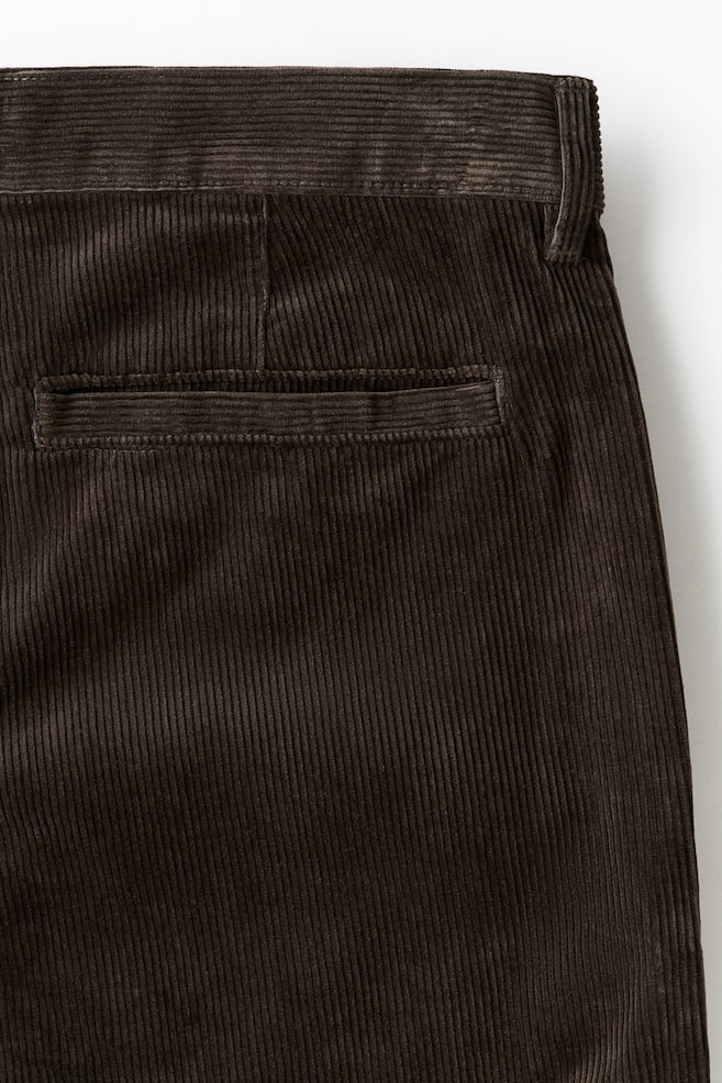 Relaxed-Fit Corduroy Pants - Dark khaki green/Dark brown/Black/Brown/Beige - 6