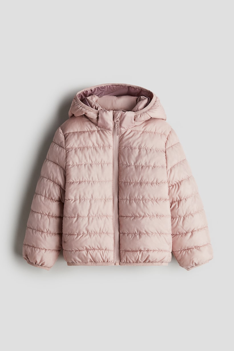 Wattierte Jacke Walkjacke H&m Pink Kurzjacke Rosa Kurze Jacke