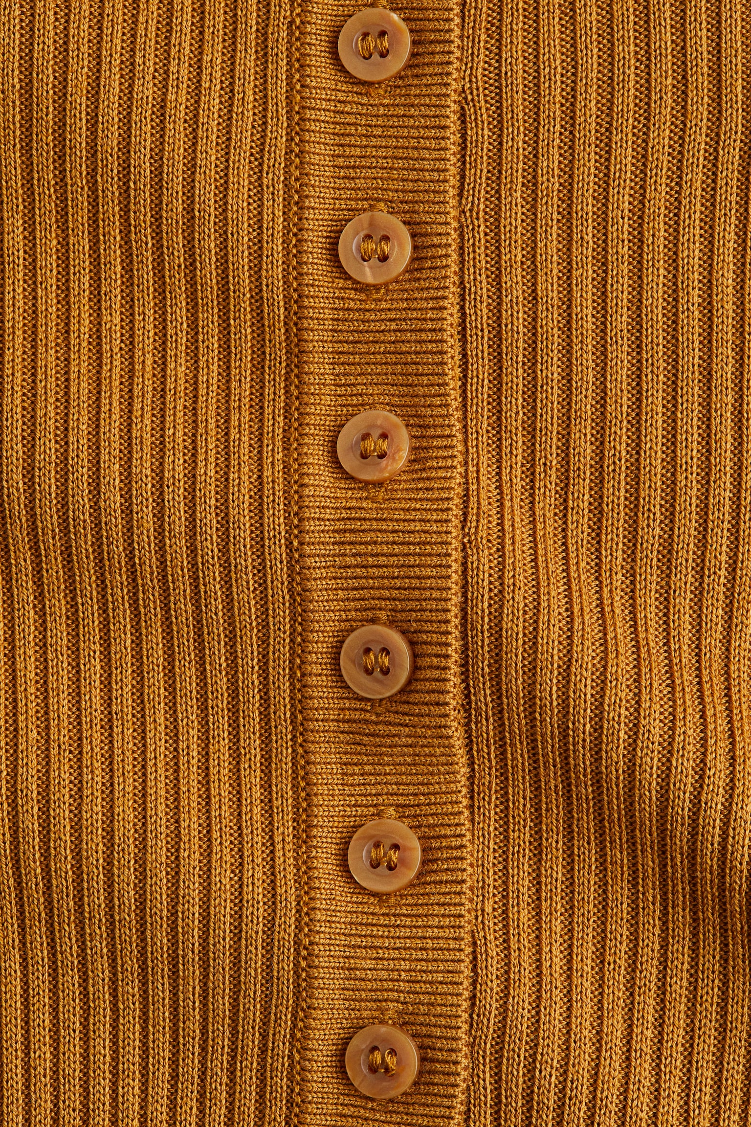 Женский топ H&M Rib-Knit Top, цвет: Светлый коричневый — фото 2