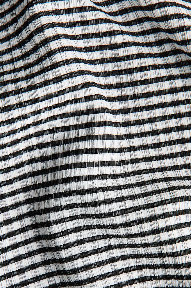 MAMA Textured Drawstring Pants-Black/checked - 2