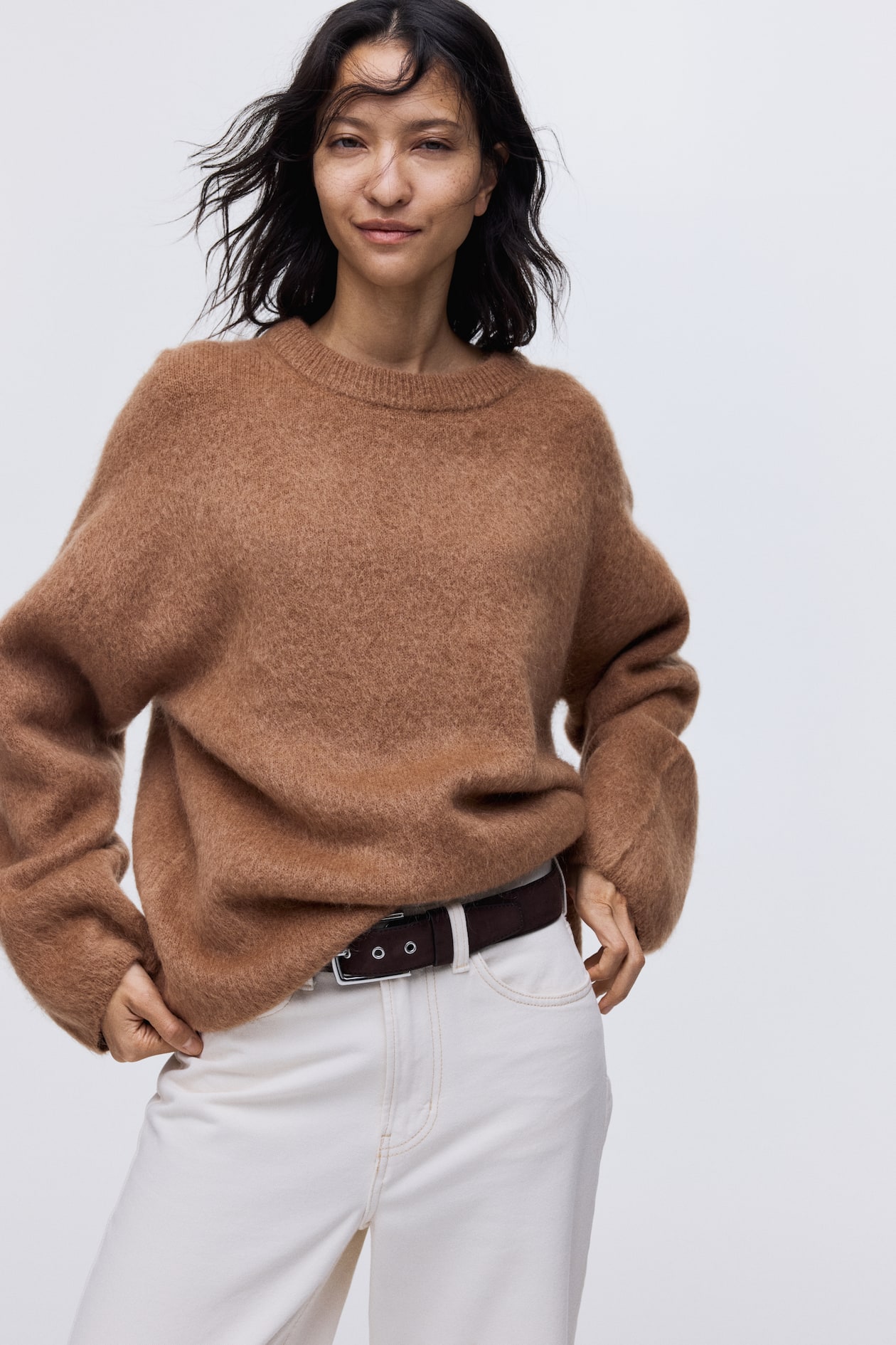 Oversized Mohair-Blend Sweater