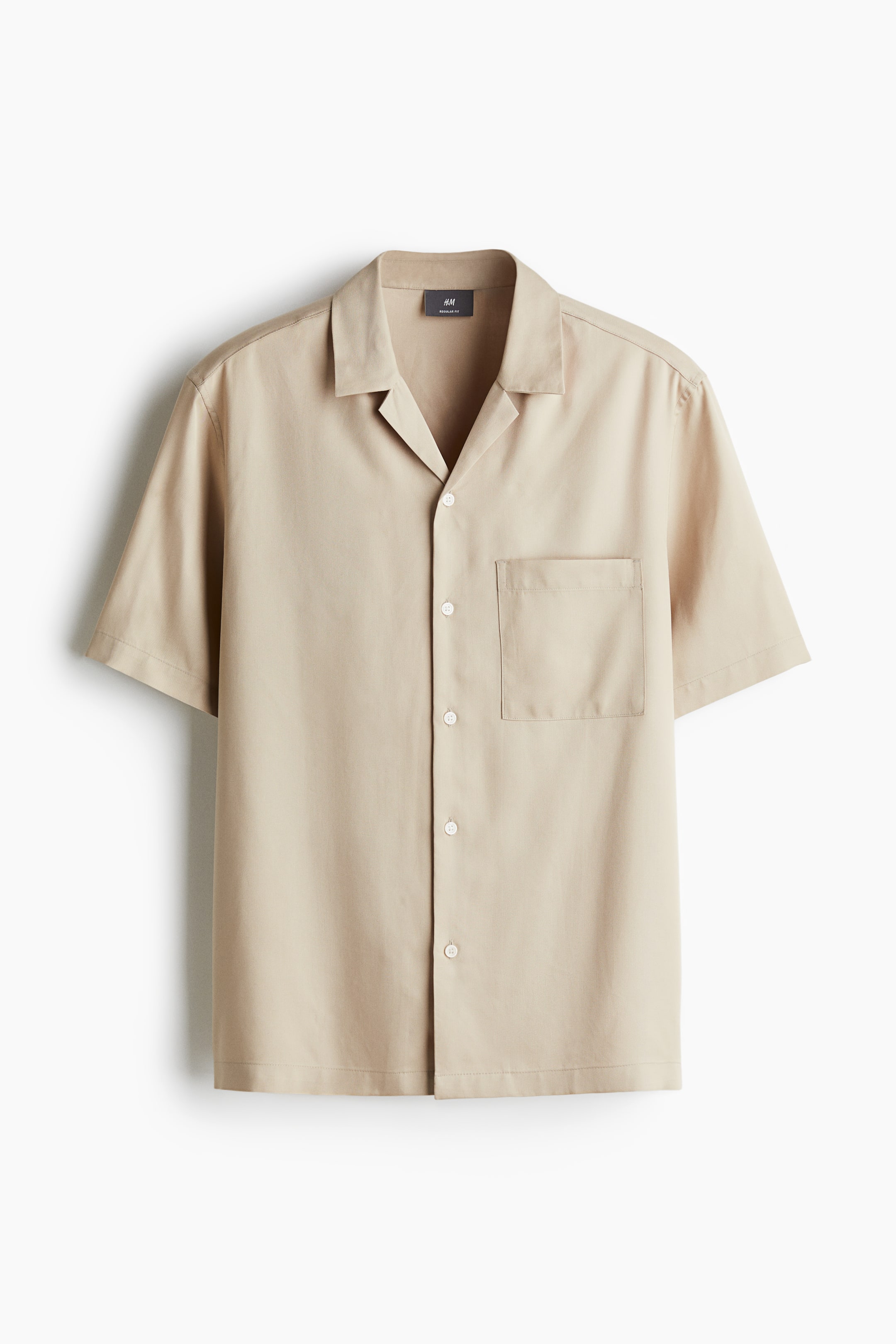 Regular Fit Lyocell Resort Shirt