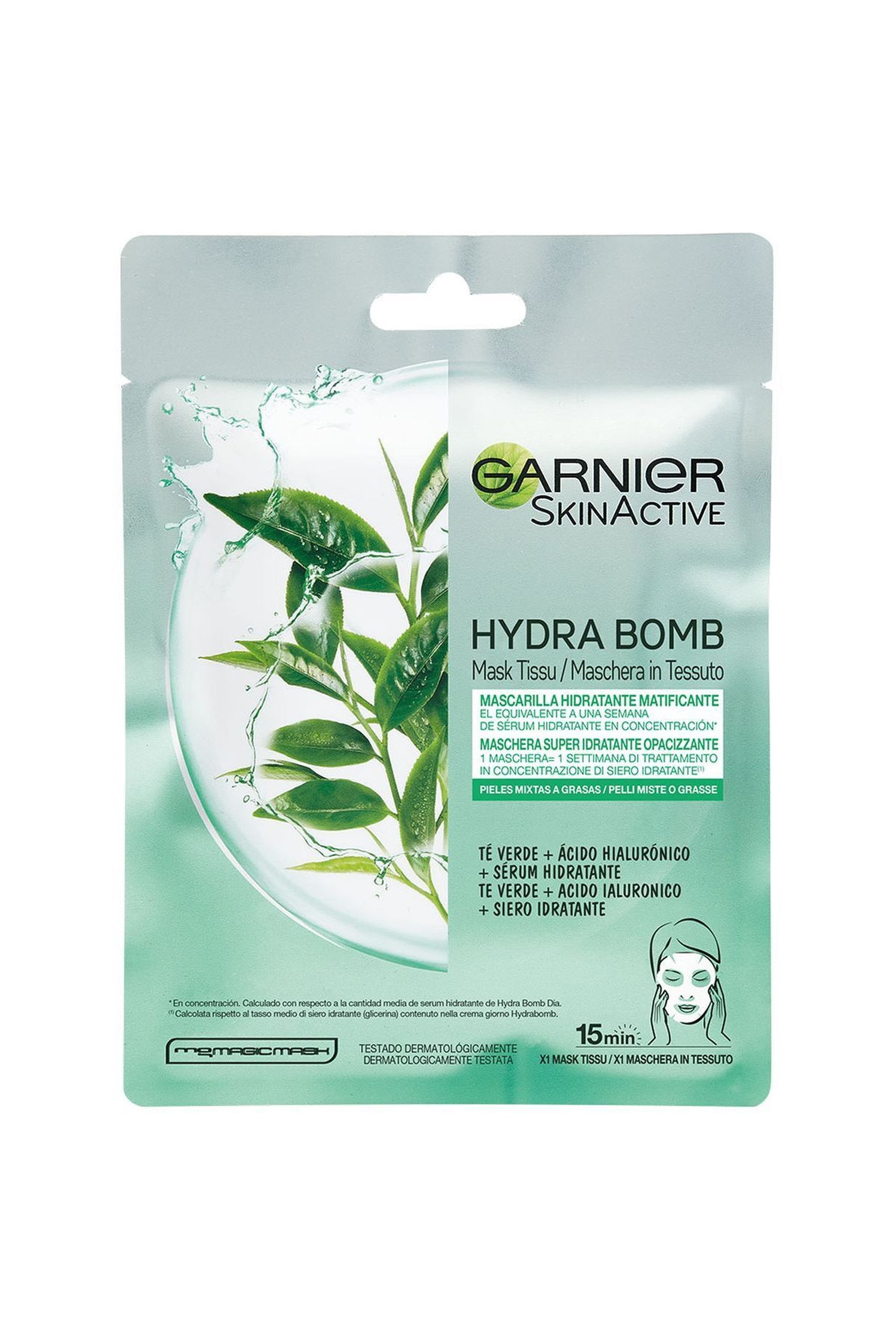 Garnier - Hydrabomb Mask - Pelli Miste O Grasse