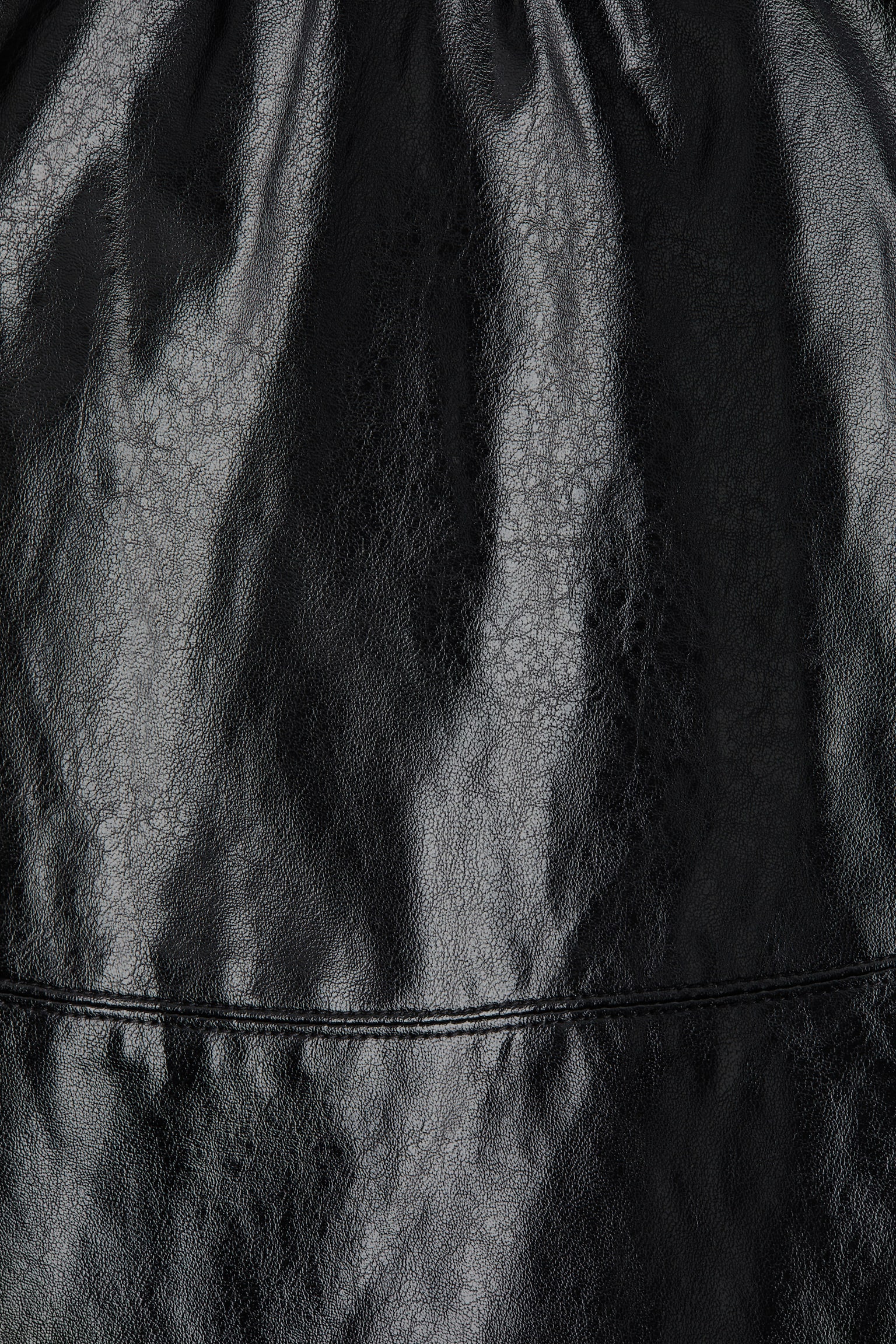 Κλος μίνι φούστα - Μαύρο/Σκούρο καφέ - 3