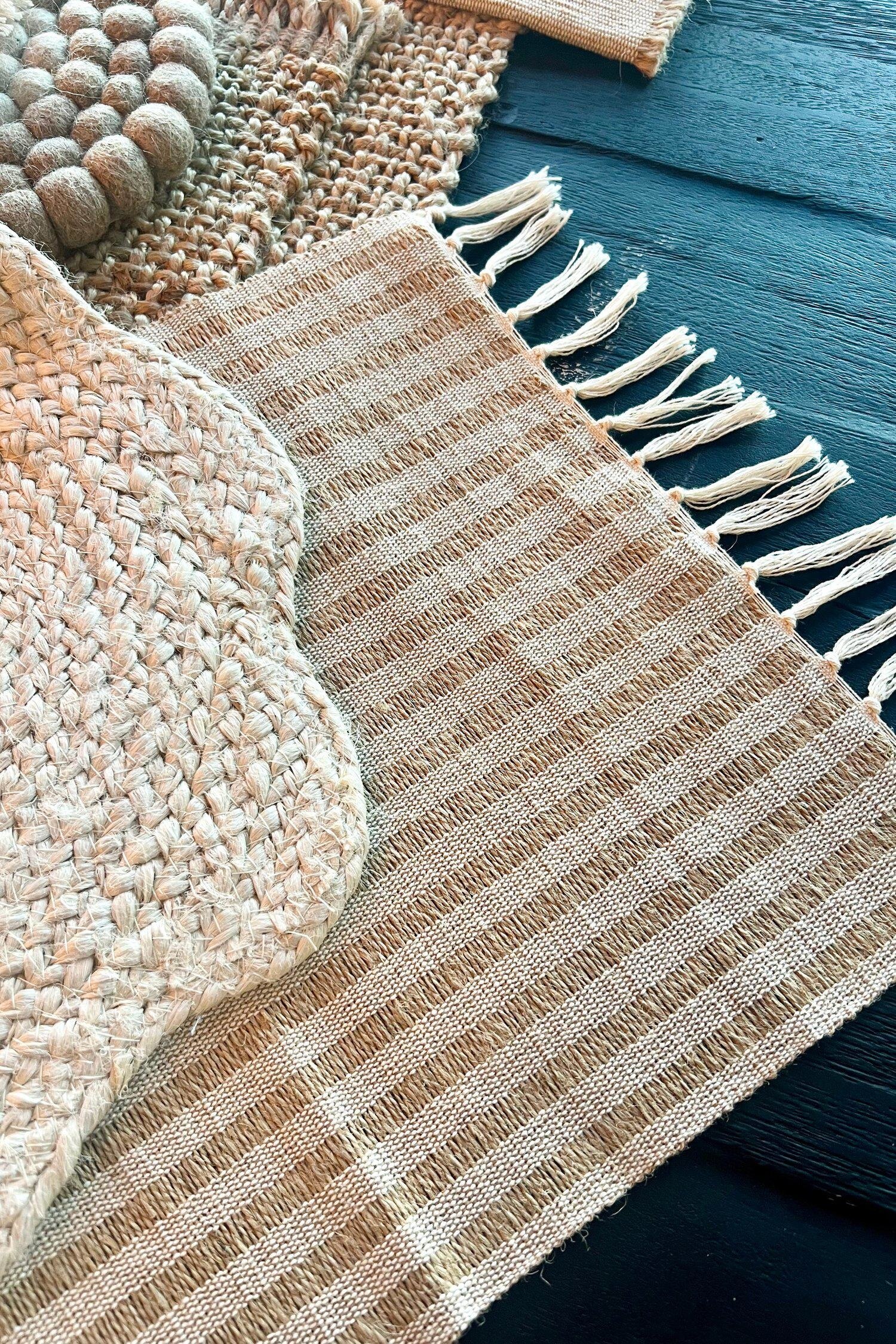 Adam Dækkeserviet 4-pak - Offwhite/Sort