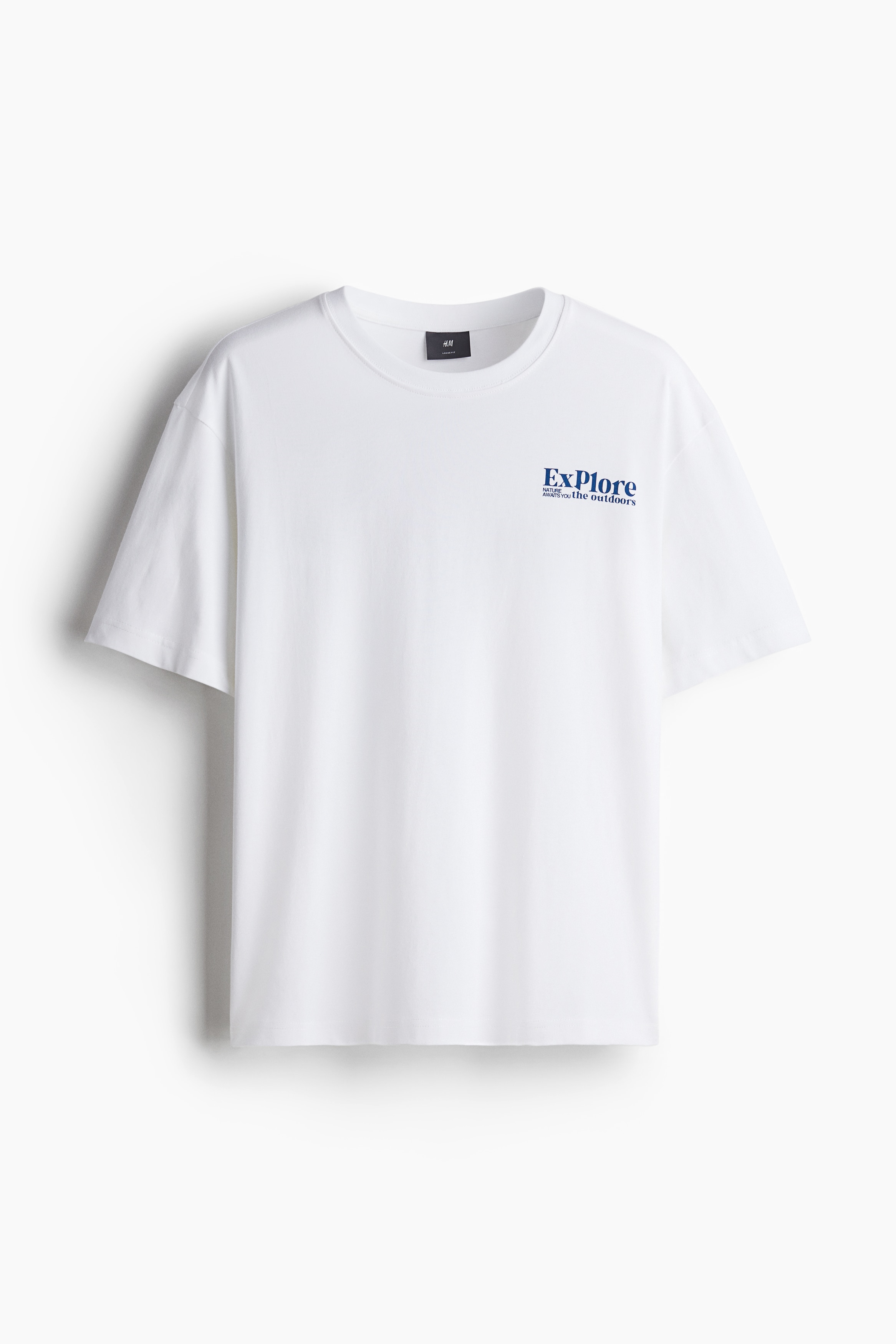 ルーズフィット プリントTシャツ - ホワイト／Mortazza - Men | H&M JP