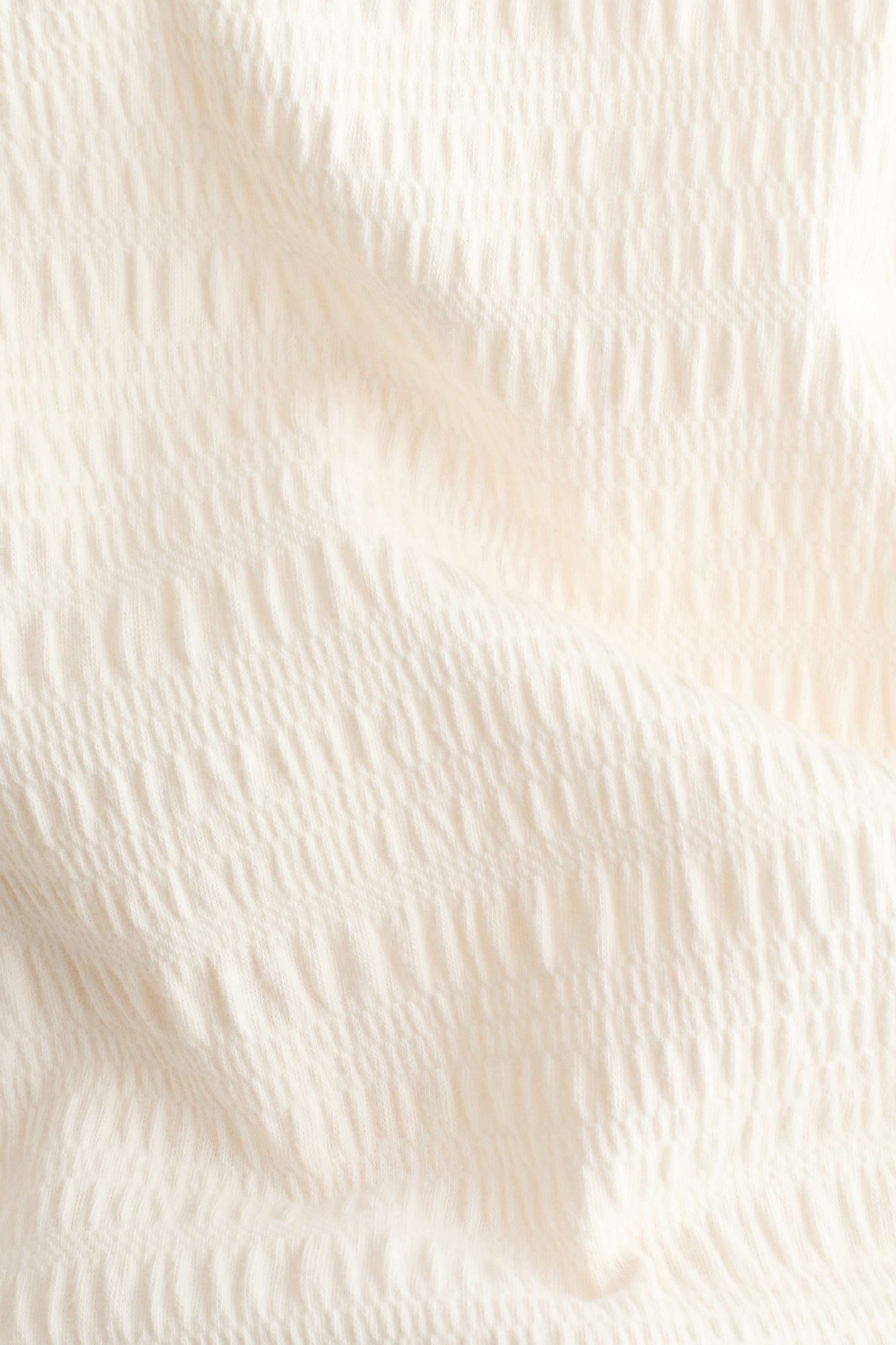 View larger image: Smocked top - Cream - Ladies | H&M SG 5