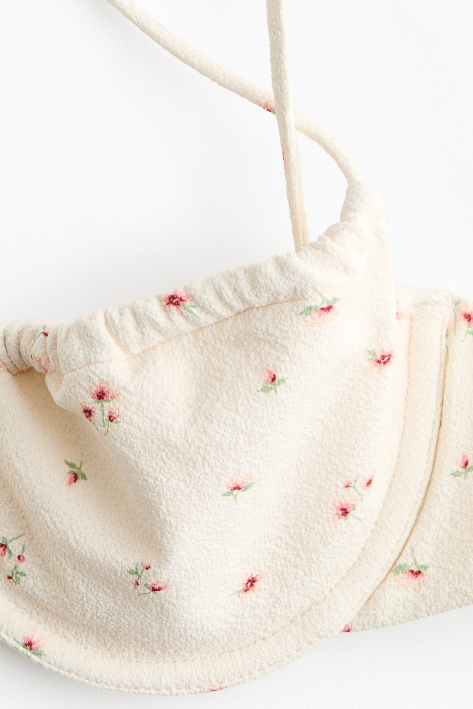 Balconette bikini top - Cream/Floral - 5