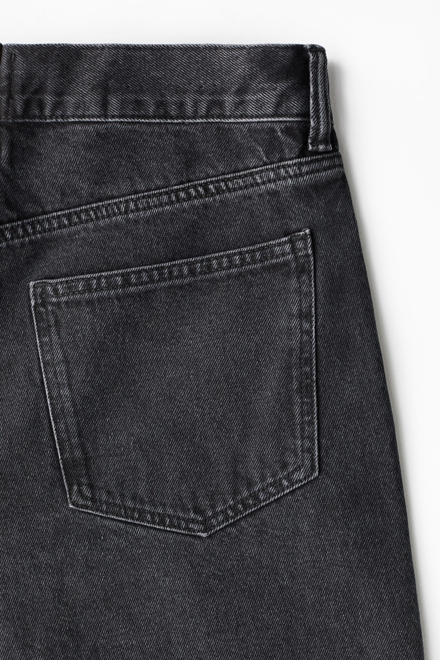 Relaxed jeans - Black/Light denim blue - 3