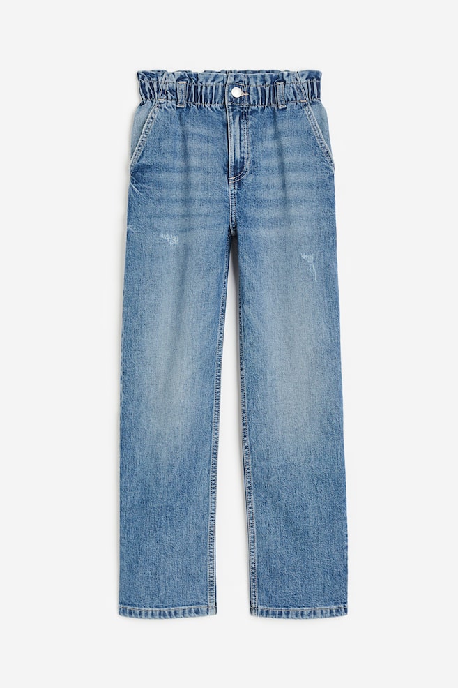 Relaxed Fit Jeans - Denimblau/Grau - 1