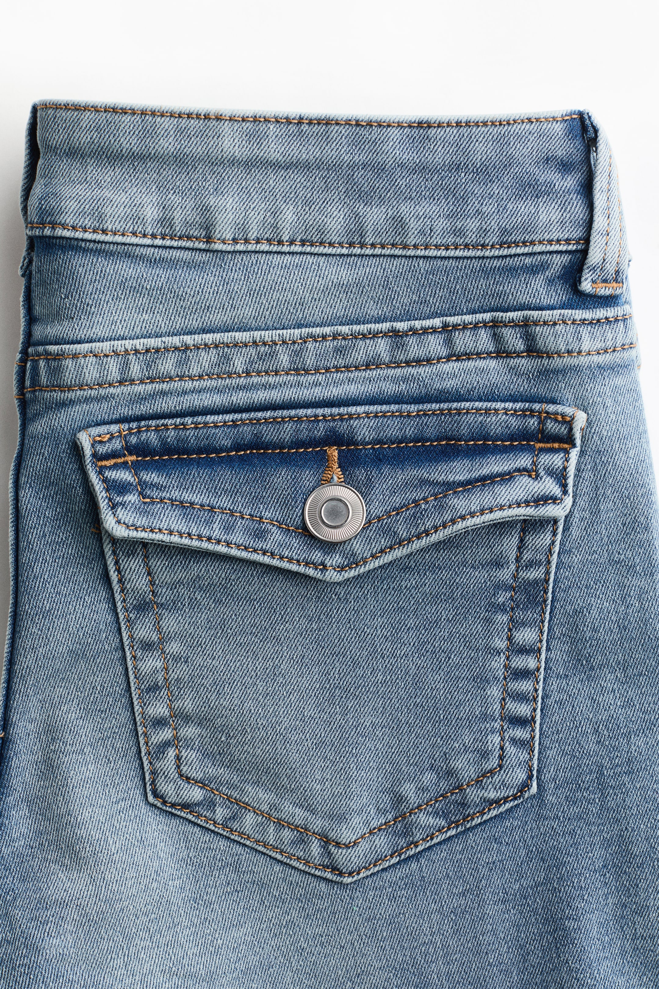 Jean évasé taille basse