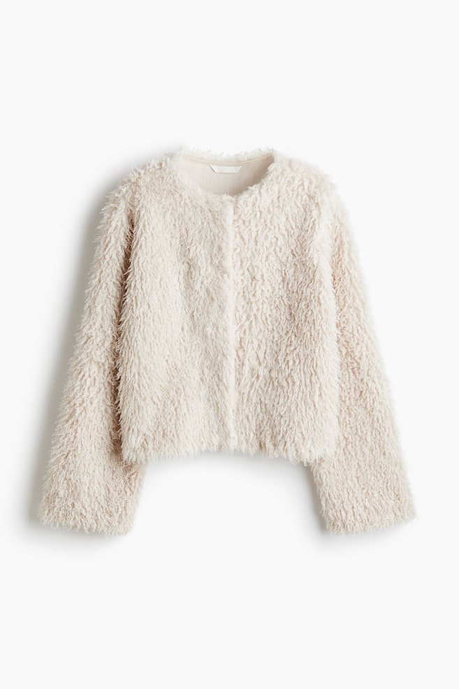 Jacke - Hellbeige/Dunkelbraun - 1