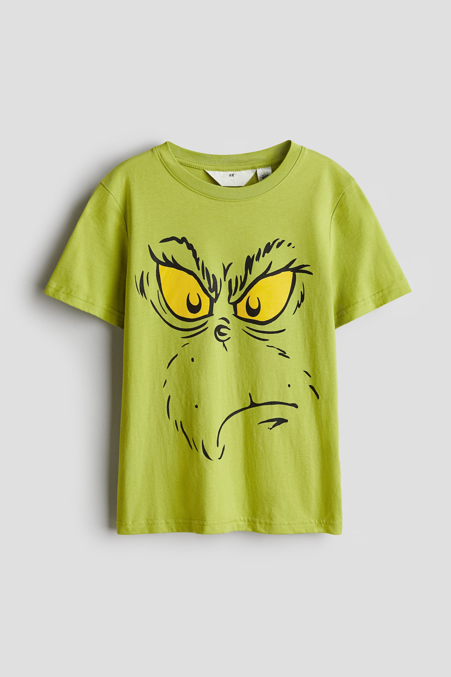 Printed T-shirt - Green/The Grinch - 1