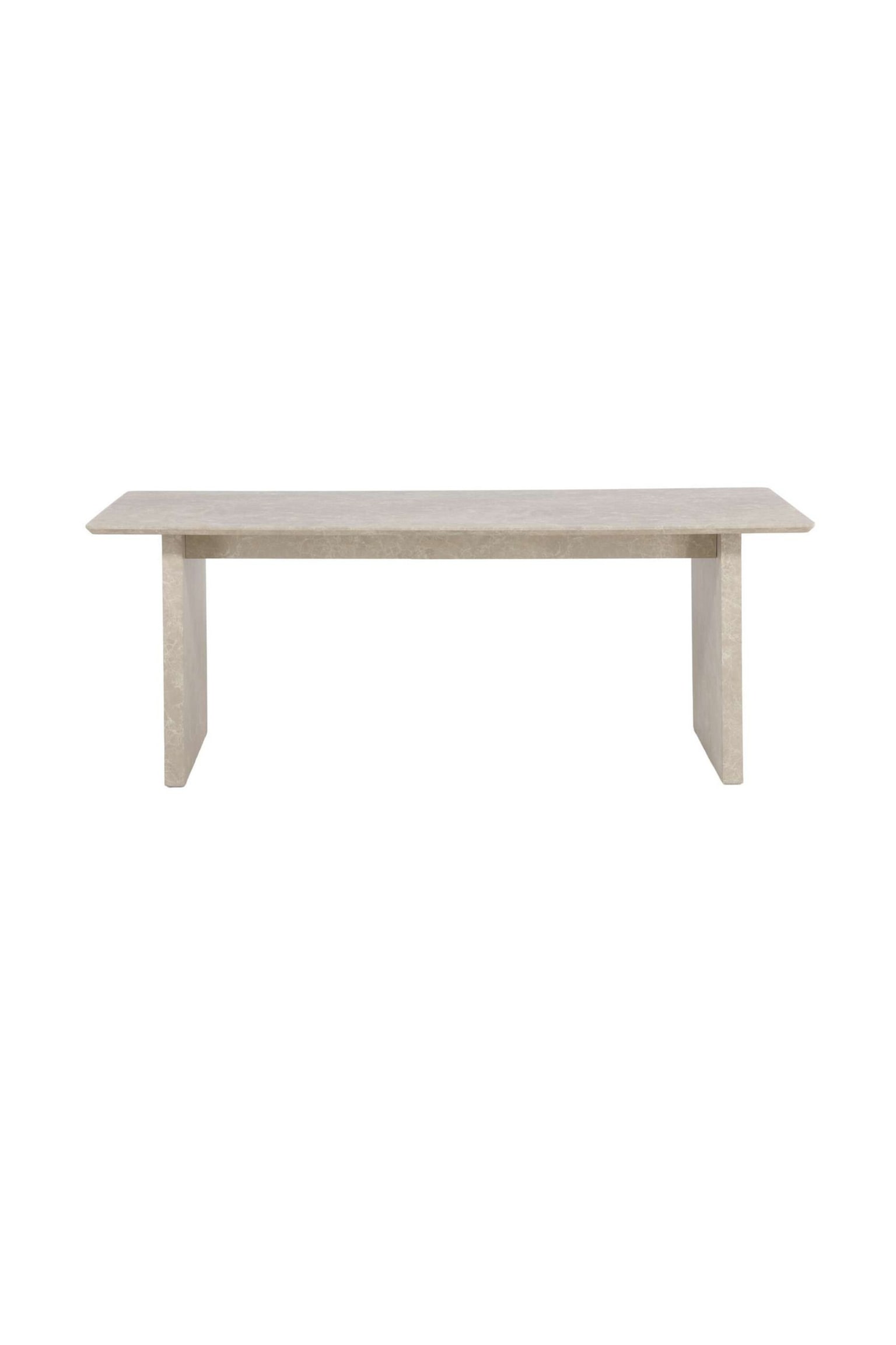 Vail Dining Table - Mdf, Beige - 1
