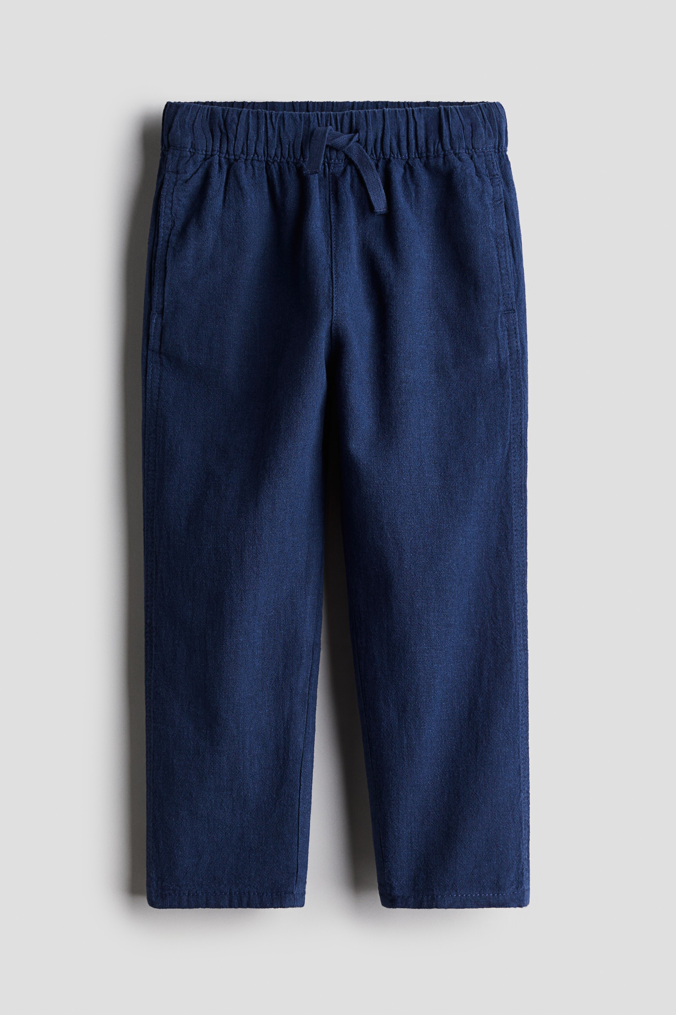Pantalon En Lin Pour Enfant Taille élastique 146 – Tissu Doux, Infroissable, Unisexe | Pour Garçons Et Filles Actifs En été