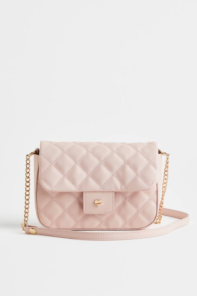 Quilted shoulder bag - Light pink