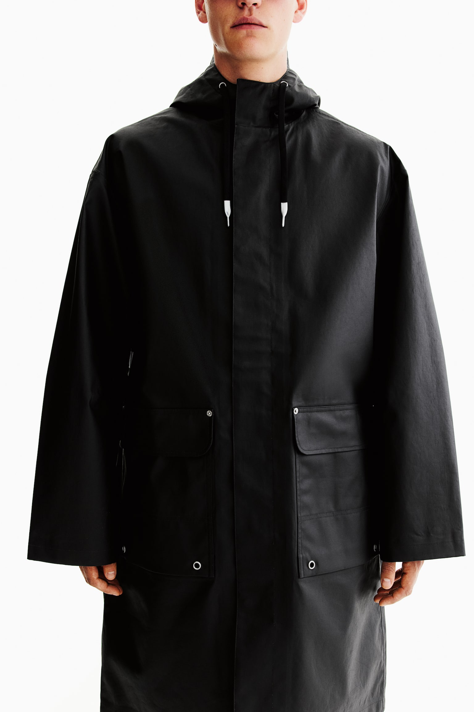 Canvas parka - Black - 3