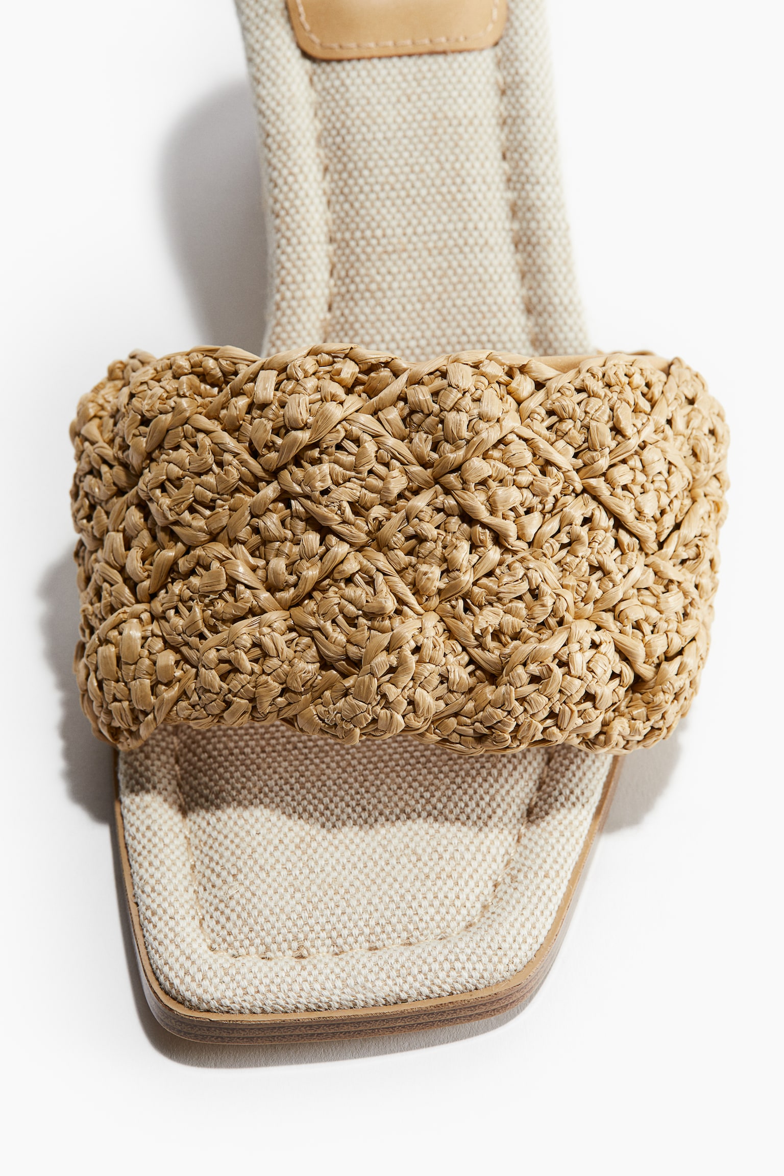 Wedge Heel Espadrilles - Beige - 4