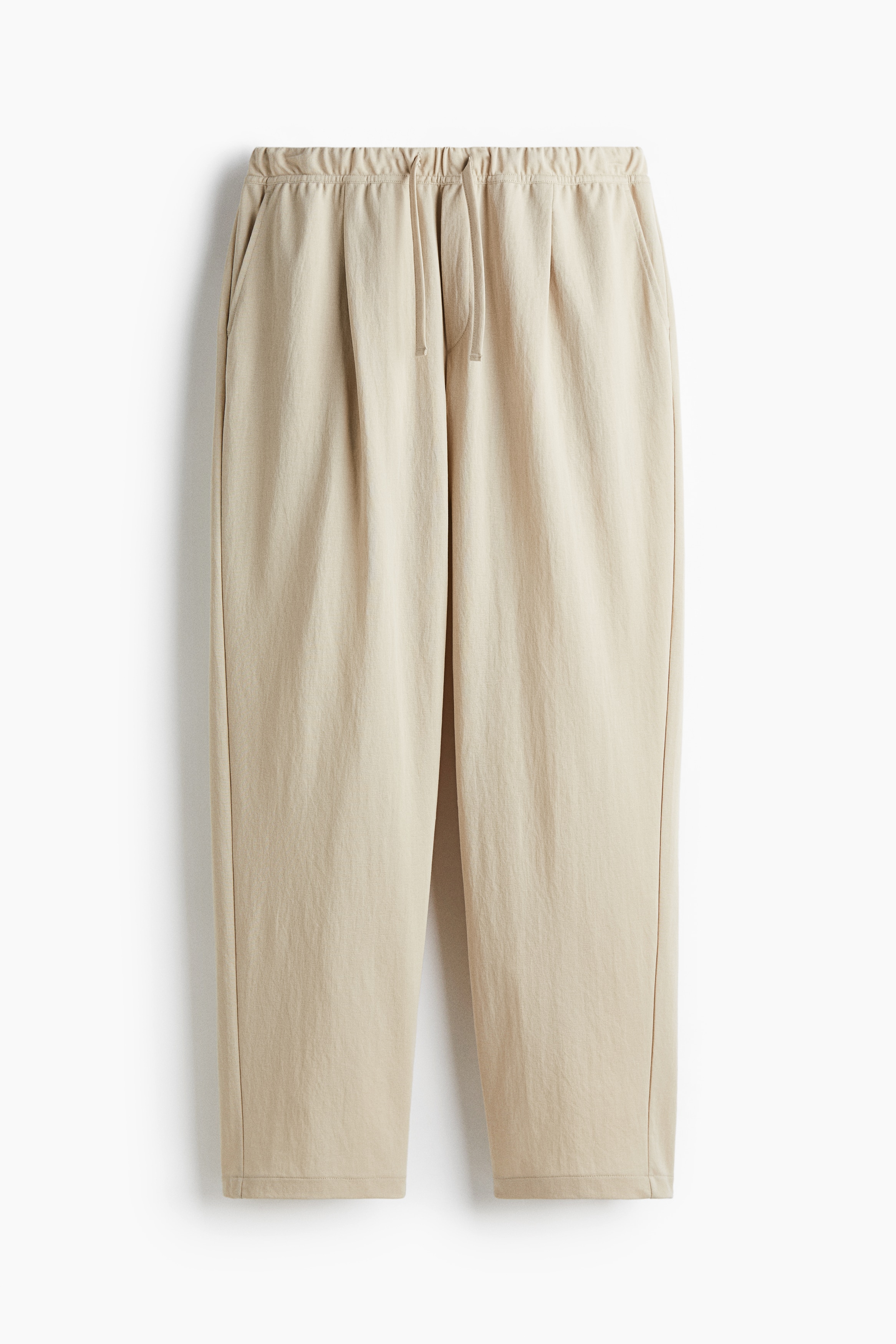 Relaxed Fit Trousers - Beige/Dark khaki green/Black