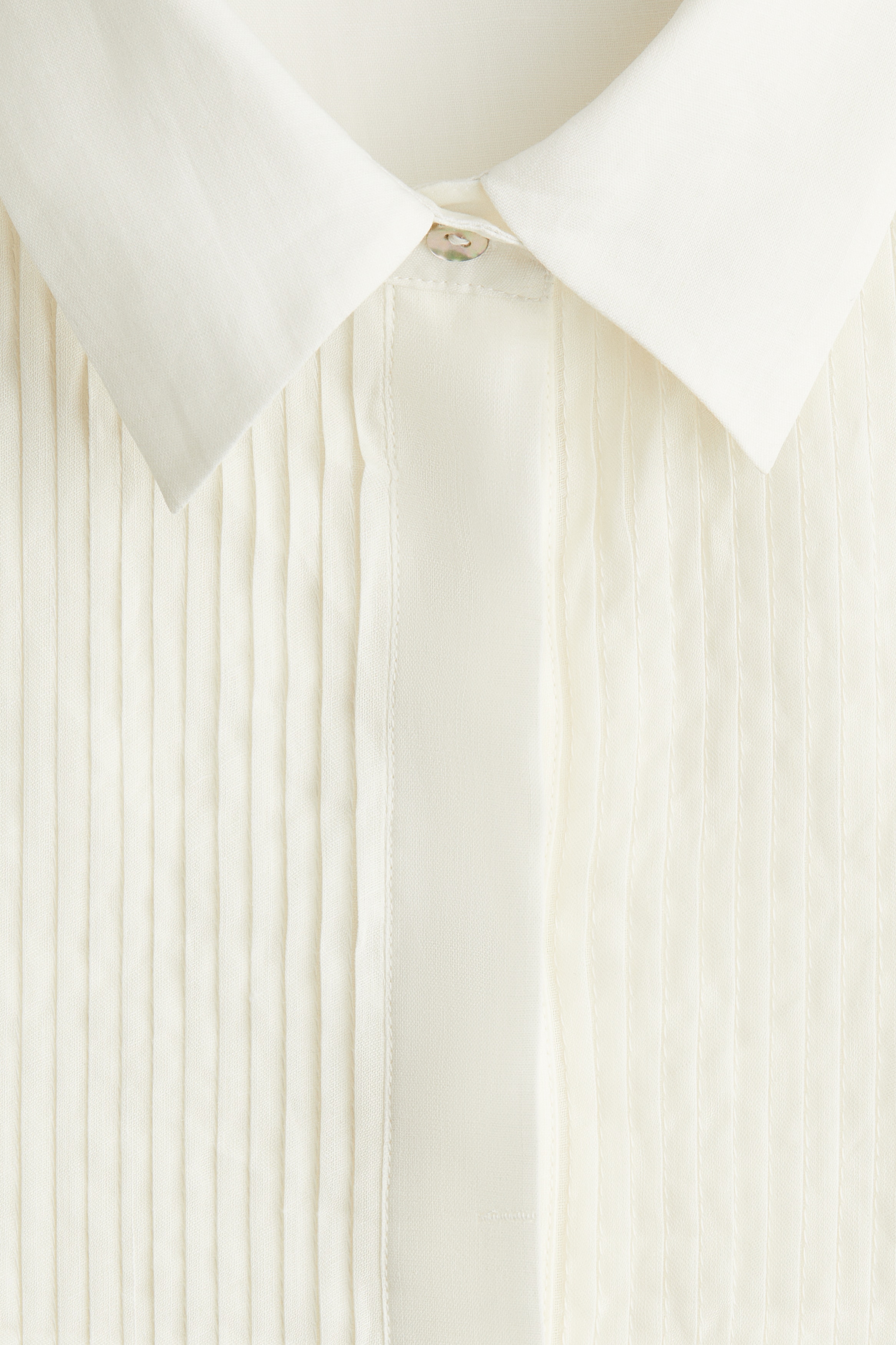 Ramie tuxedo shirt