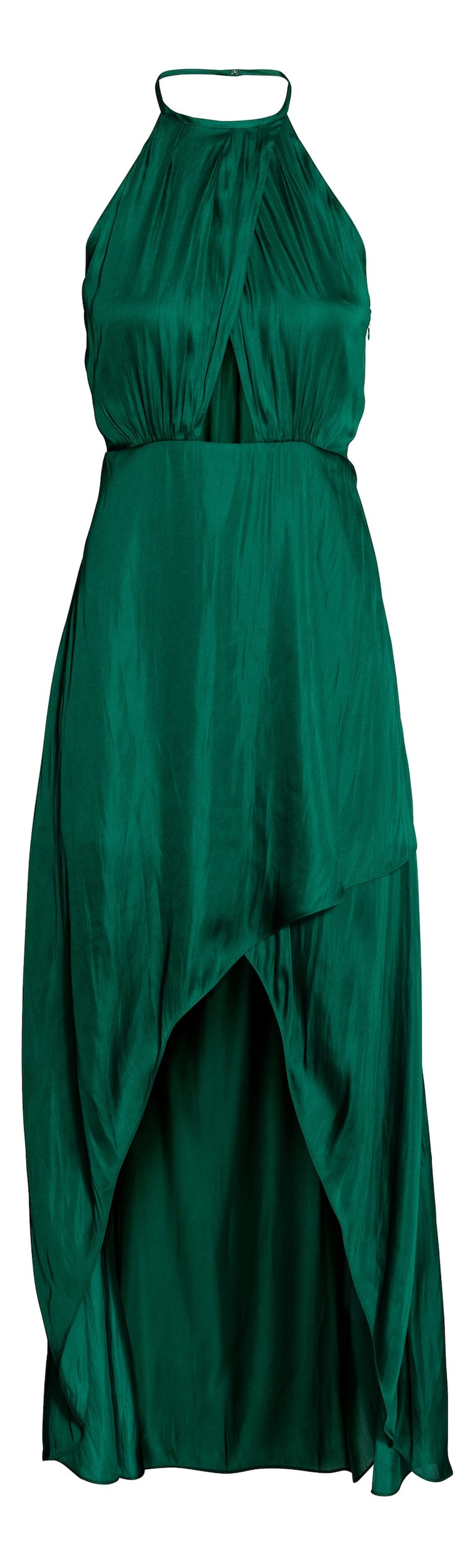 green emerald velvet dress Baltic Born Womens Meghan Velvet Wrap Maxi Dress | Emerald