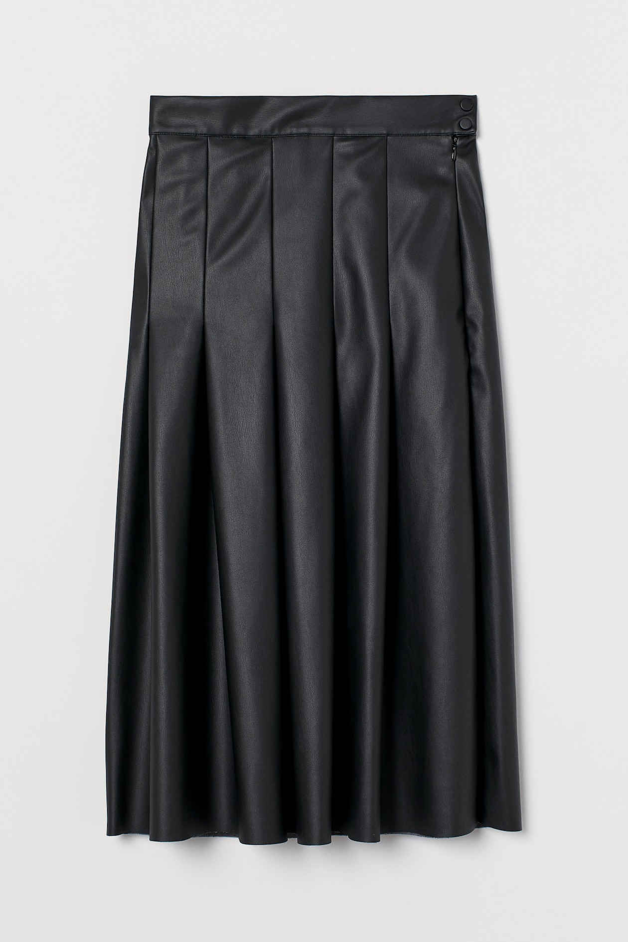 Faux Leather Skirt - Black - Ladies | H&M US