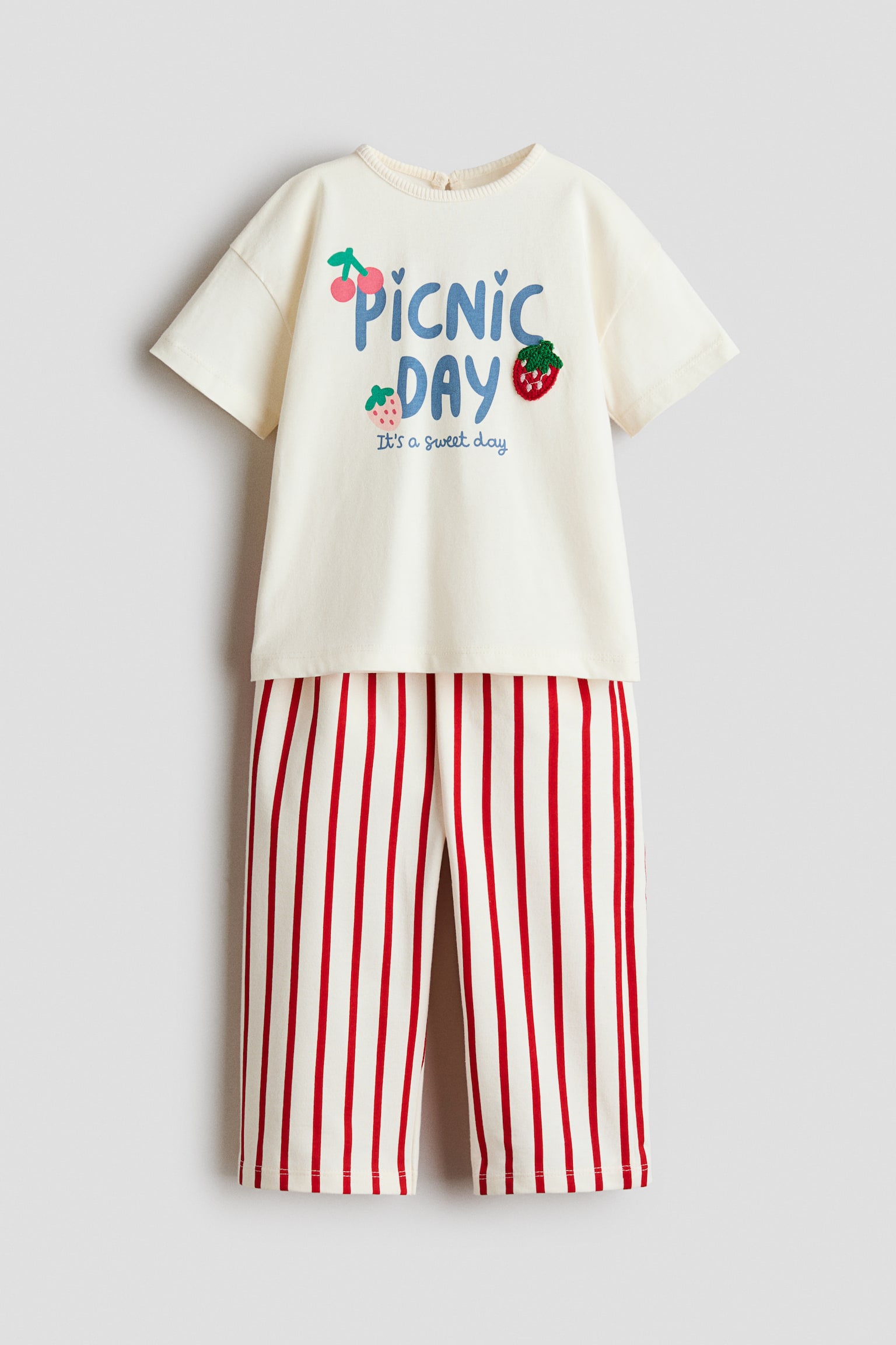 Ensemble 2 pièces en coton - Crème/Picnic Day/Crème/La Mer