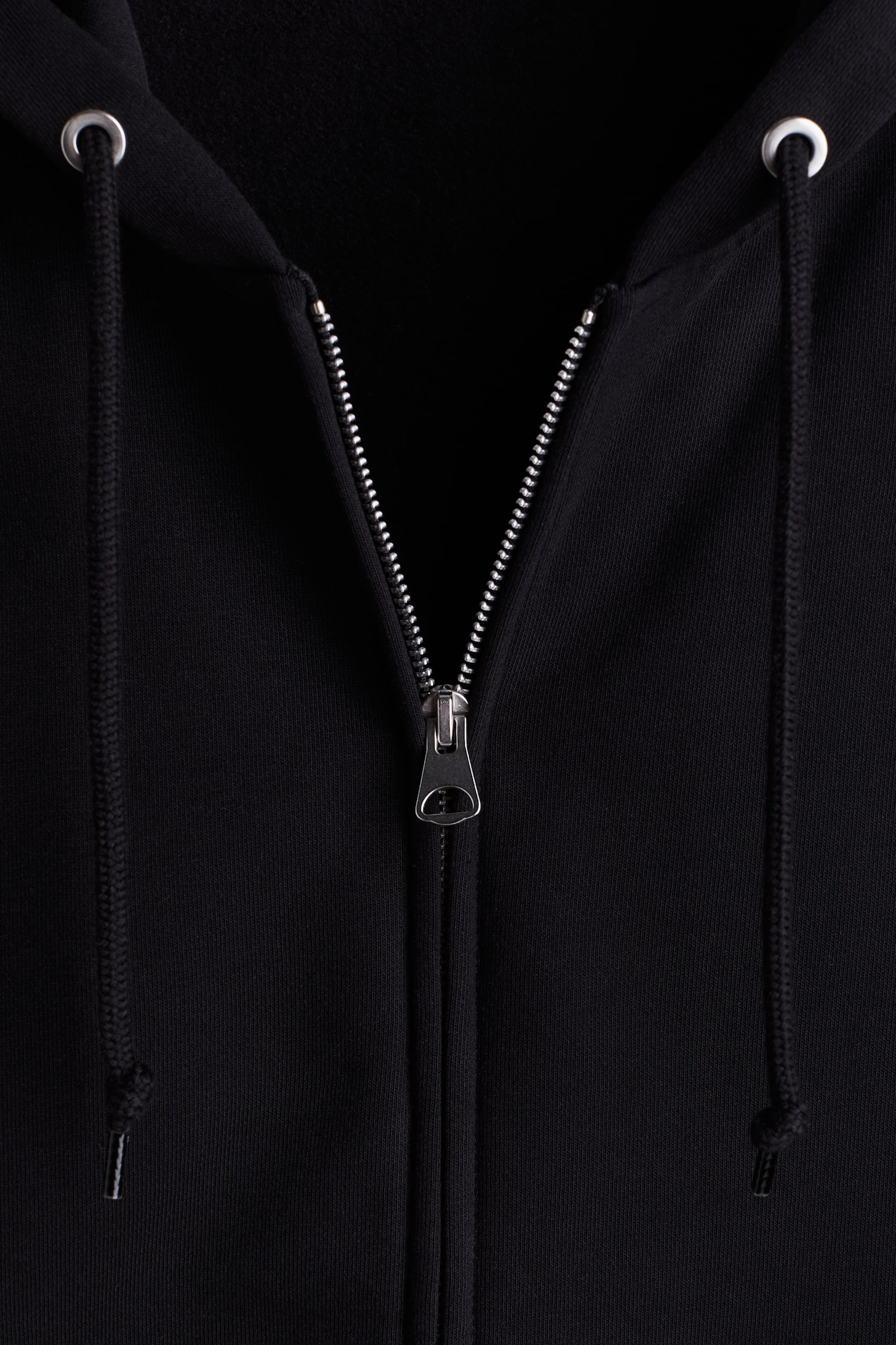 Мужская куртка H&M Oversized Fit Hooded, цвет: Чёрный — фото 5