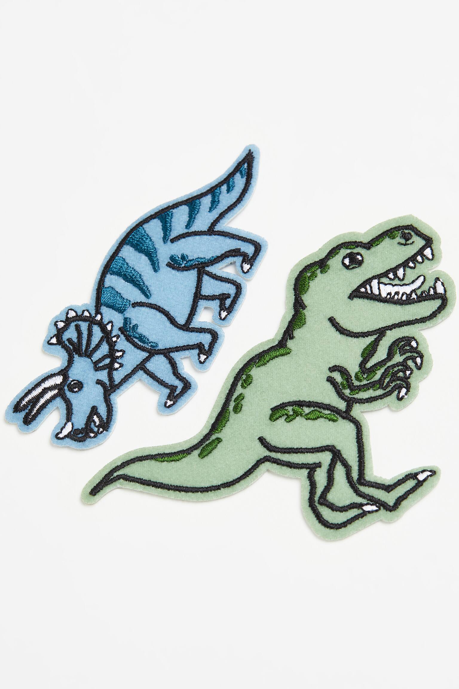 Dinosaur-motif repair patches - Green/Dinosaurs - 2