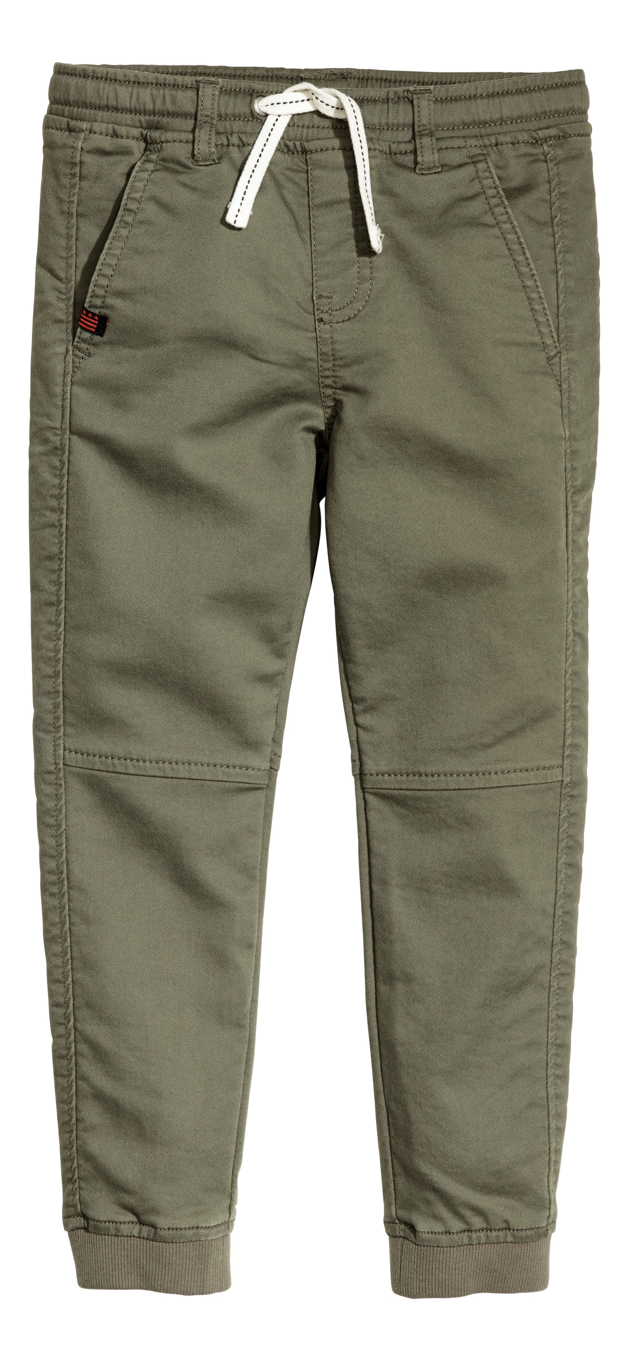 Zobacz większy obraz: Spodnie bez zapięcia - Zieleń khaki - Dziecko | H&M PL 1
