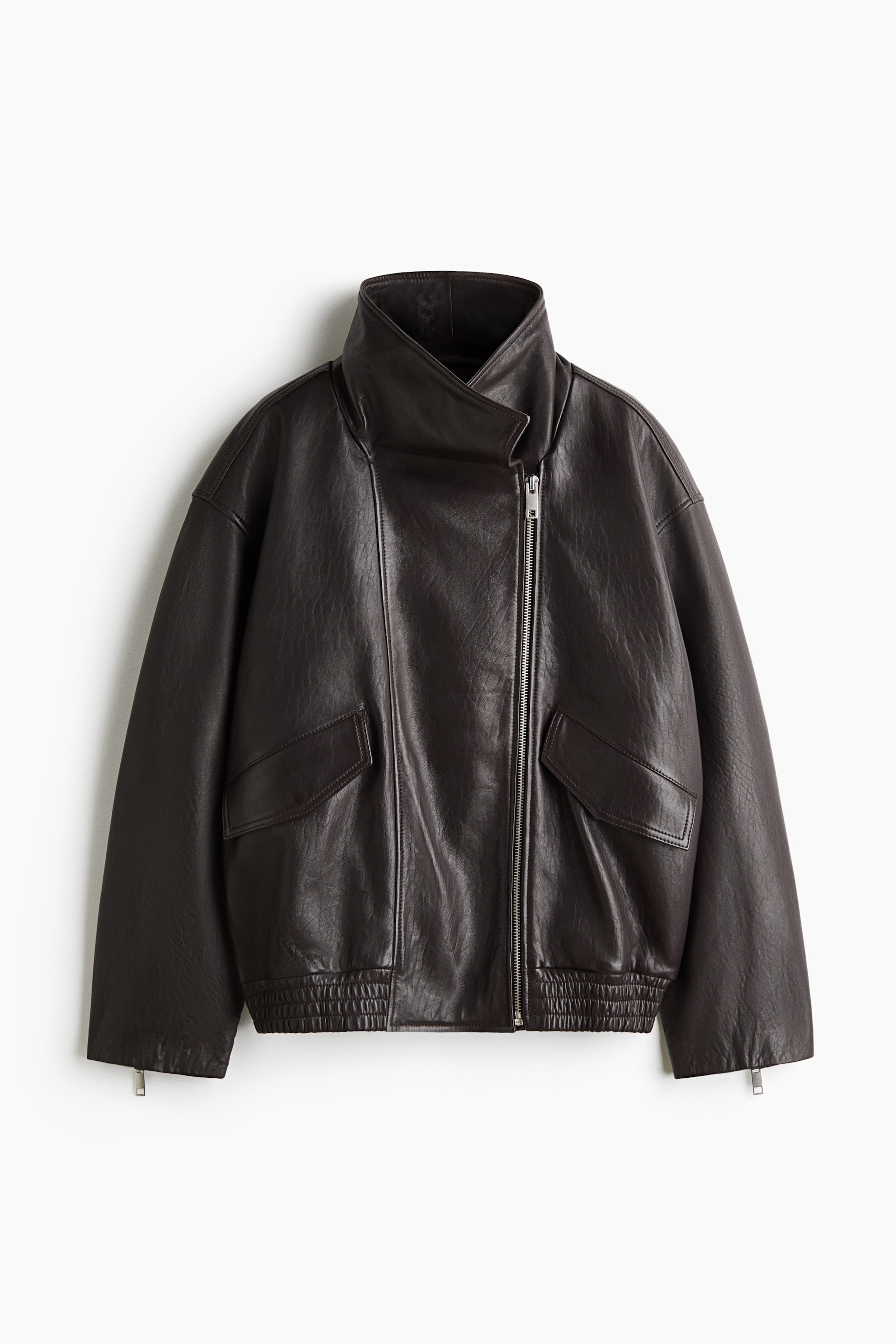 Oversized Leather Jacket