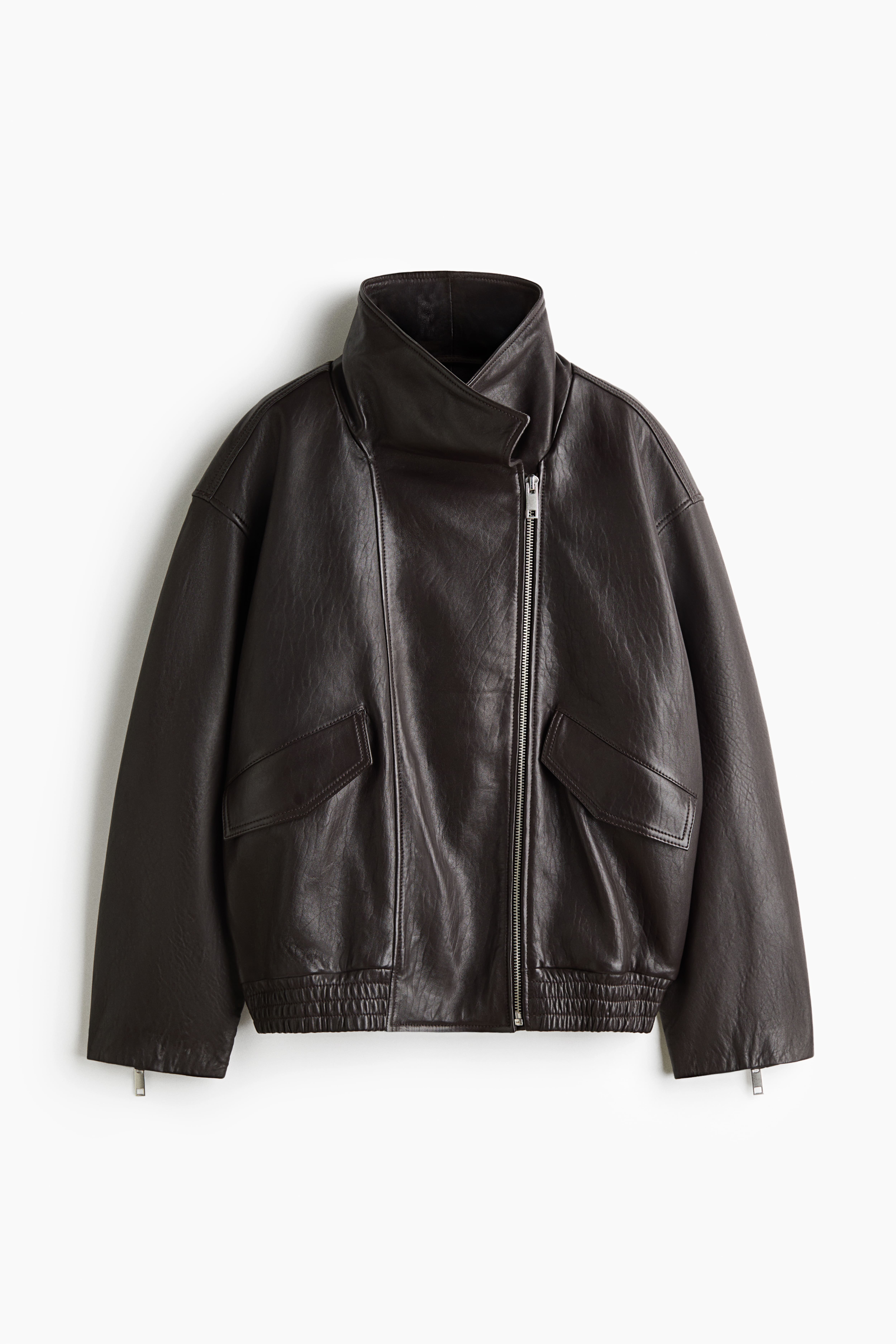 Oversized Leather Jacket