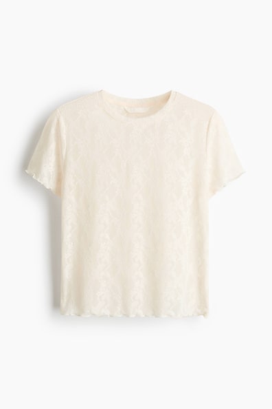 レース フィットTシャツ