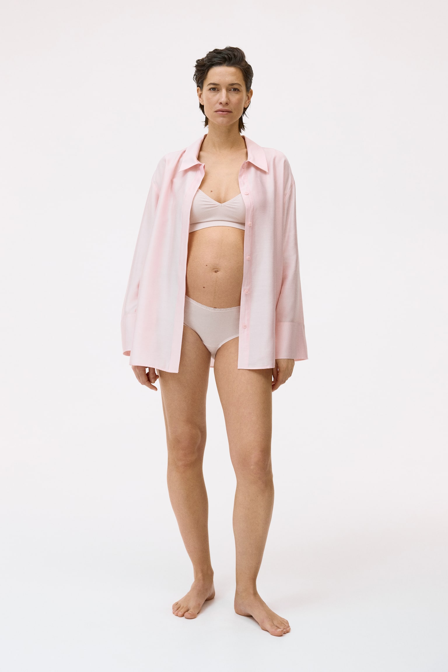 MAMA מארז 5 זוגות תחתוני היפסטר - בז' בהיר/לבן/שחור/שחור - 6