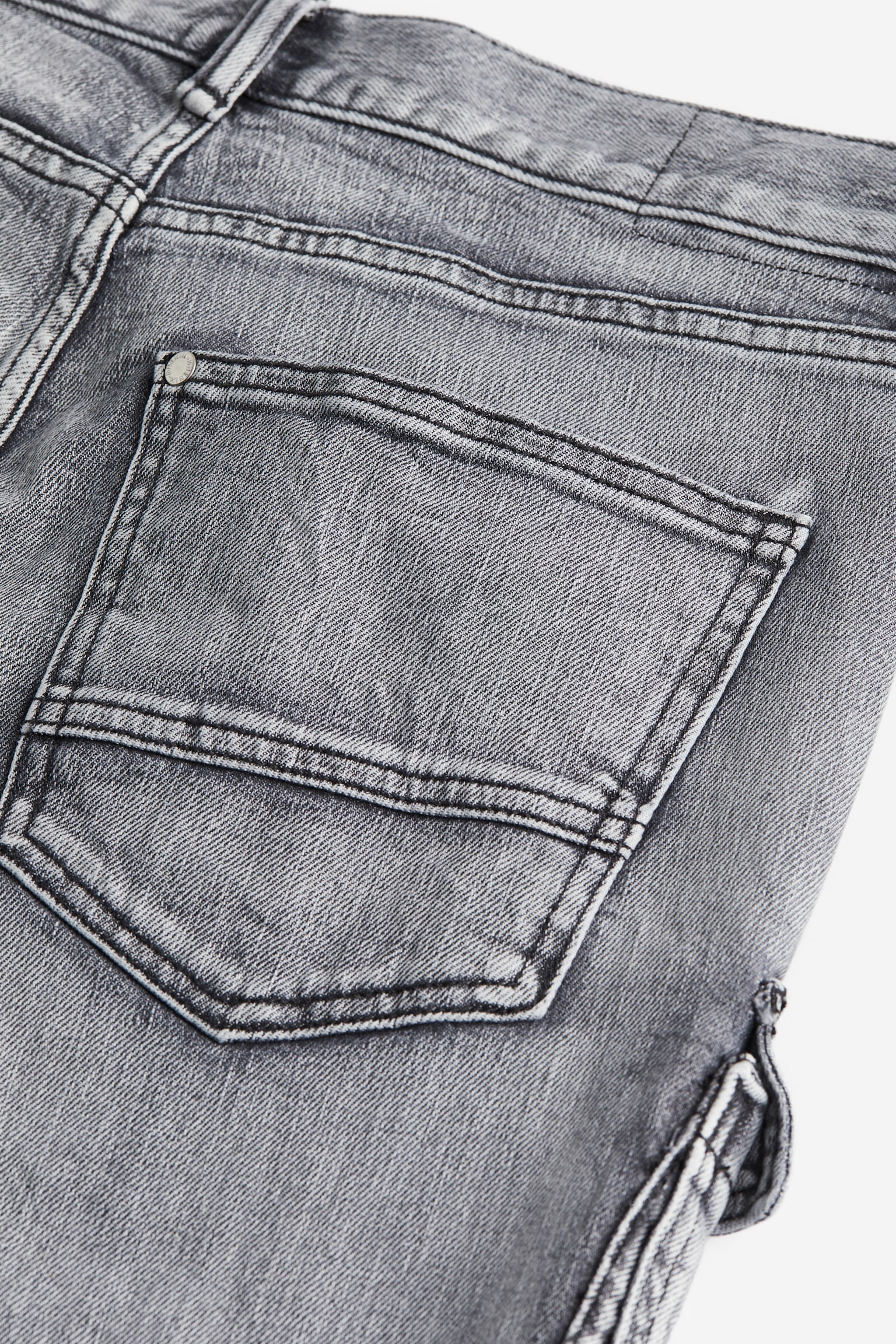 Slim Cargo Jeans - Denim grey/Denim blue/Denim black/Denim black/Light denim blue - 6