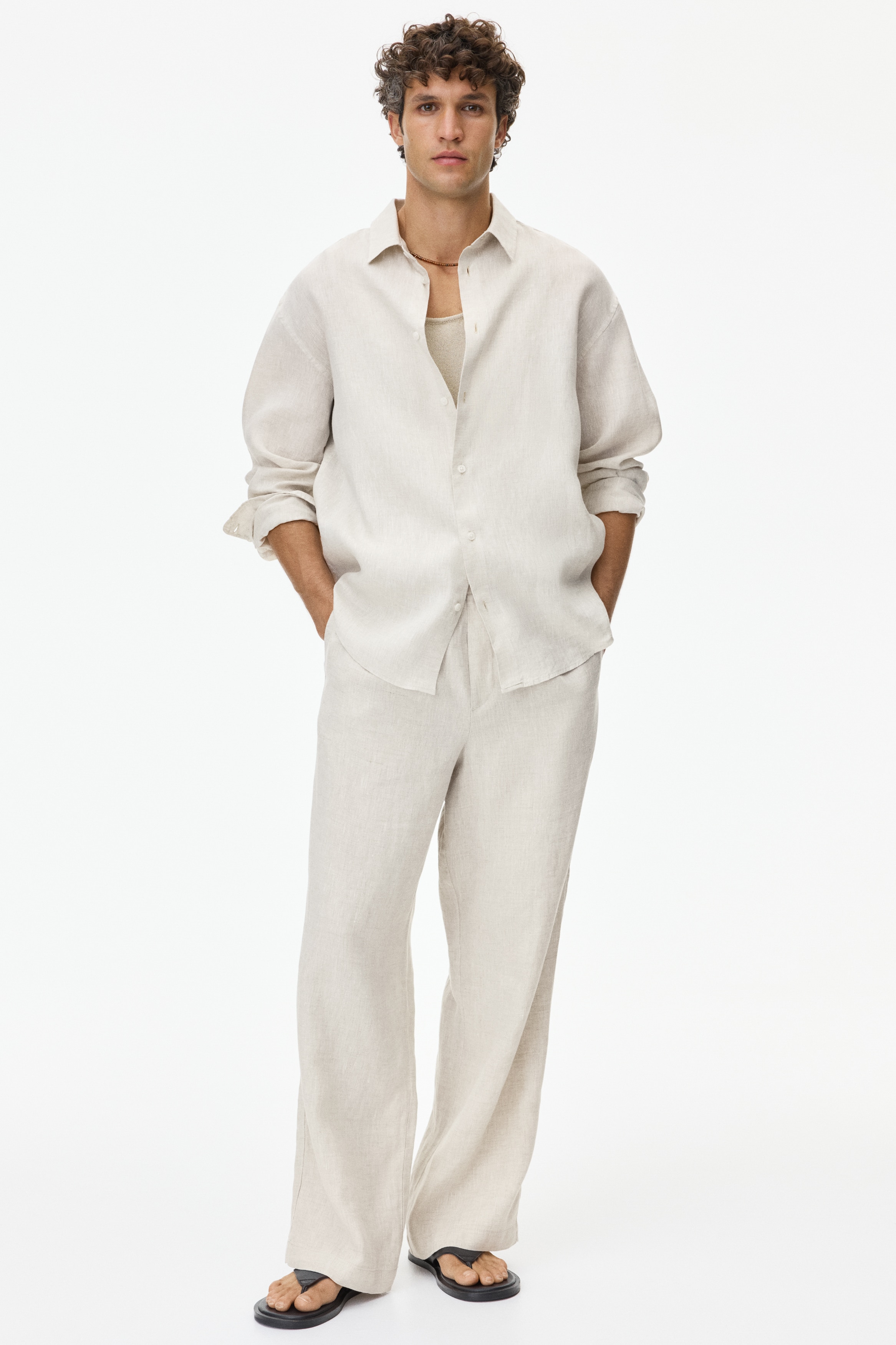 Loose-Fit Linen Pants from H&M - $54.99