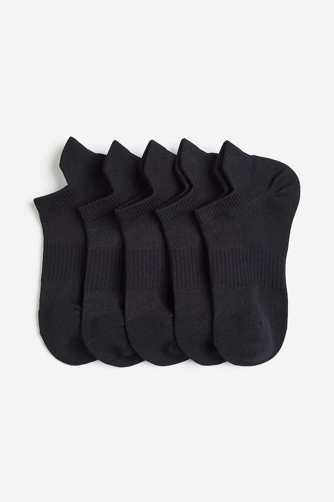 5-pack DryMove™ Sports socks - Black/White - 1