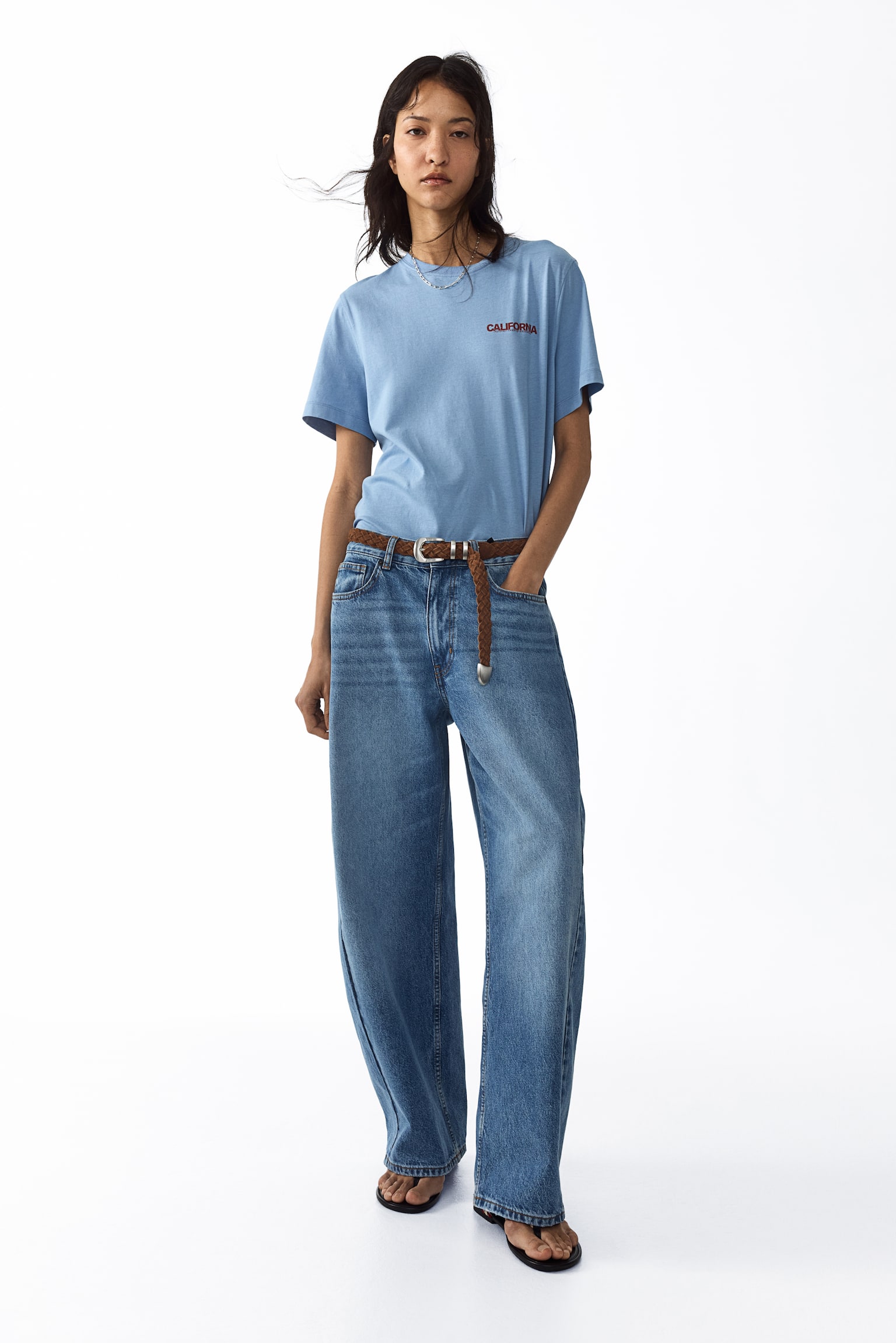 Barrel Regular Waist Jeans - 2