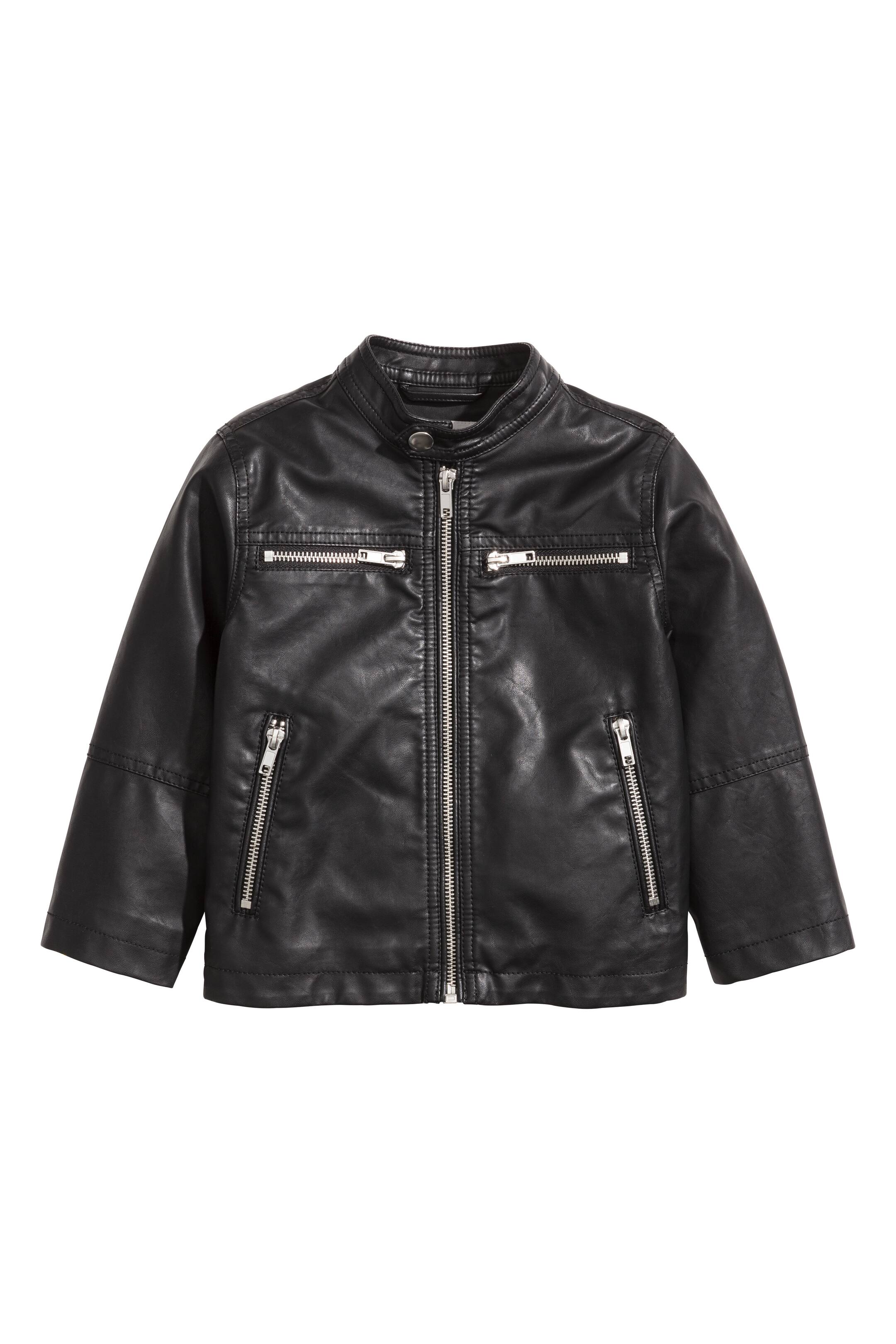 Büyük resmi görüntüle: Motosikletçi Ceketi - Siyah - ÇOCUK | H&M TR 1
