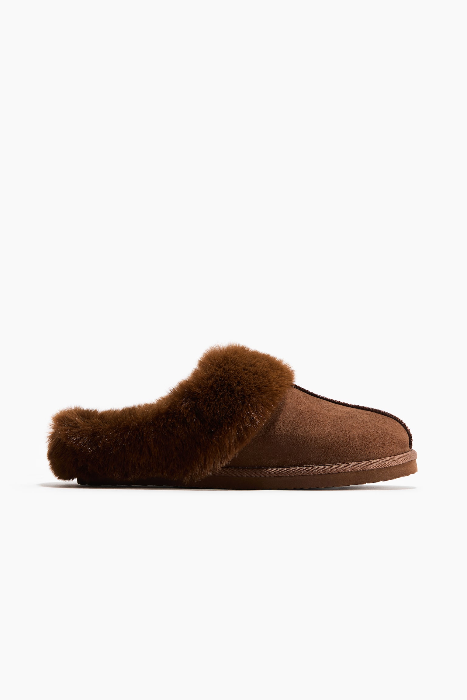 Warmgevoerde sloffen - Bruin/Beige