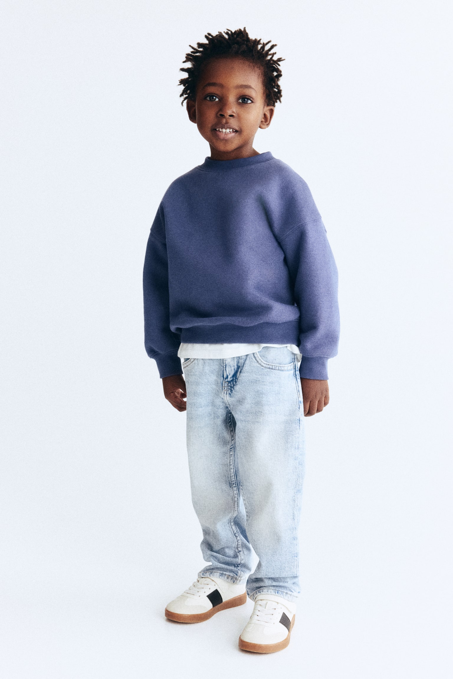 Relaxed Fit Jeans - Light denim blue/Dark grey/Denim blue/Light denim blue/Dark grey/Denim blue/Dark denim blue/Denim blue - 1