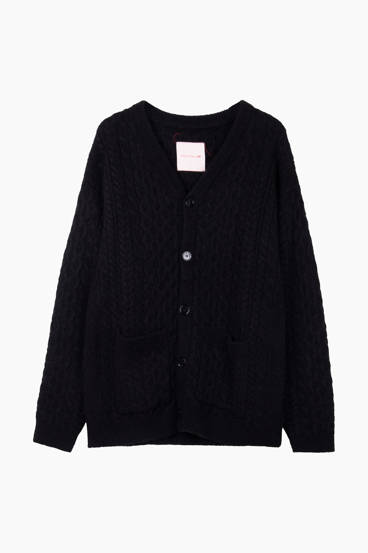 Simone Rocha x H&M Cardigan Größe S Schwarz PRE-LOVED Men H&M DE